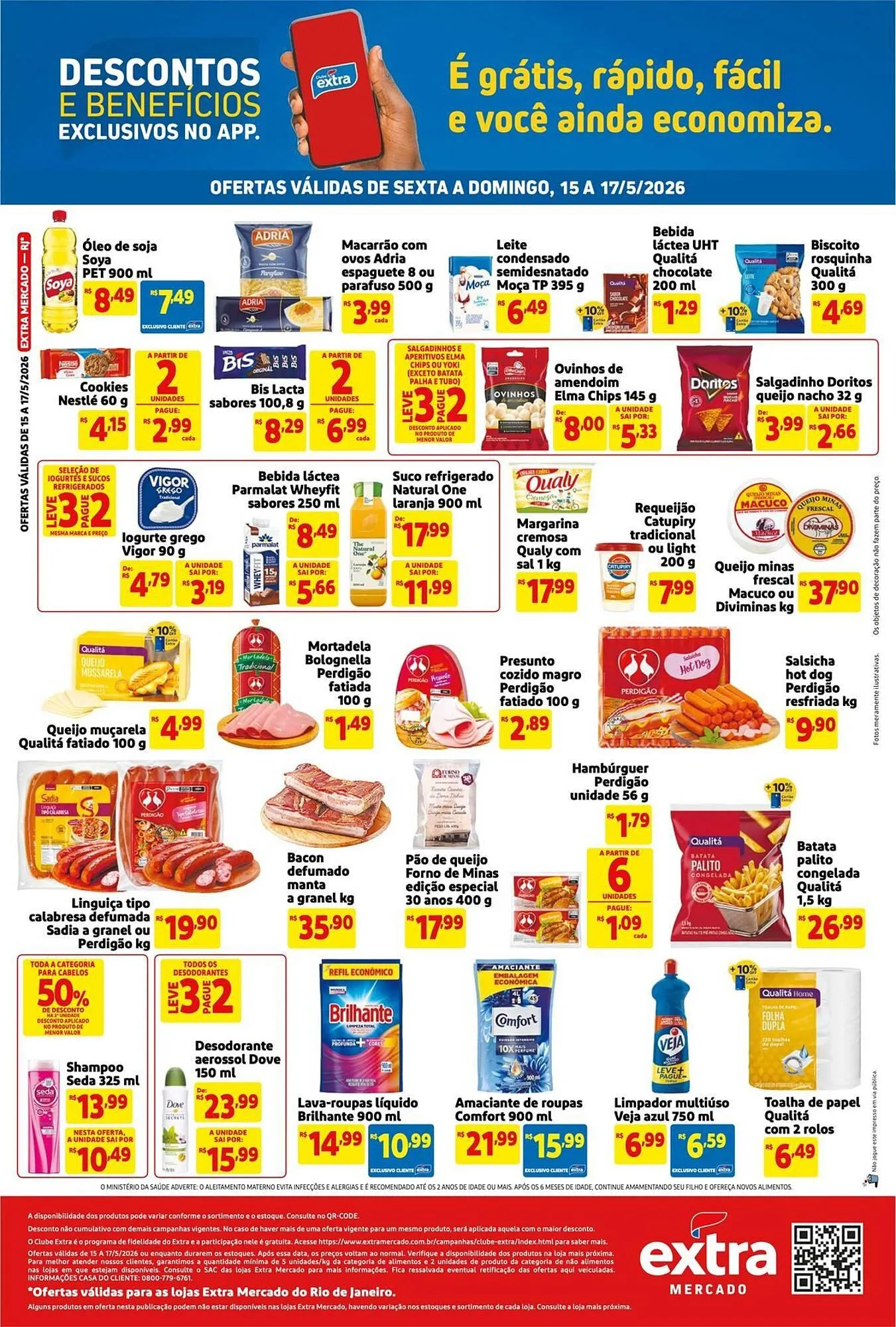 Encarte de Encarte Mercado Extra 15 de maio até 17 de maio 2026 - Pagina 2