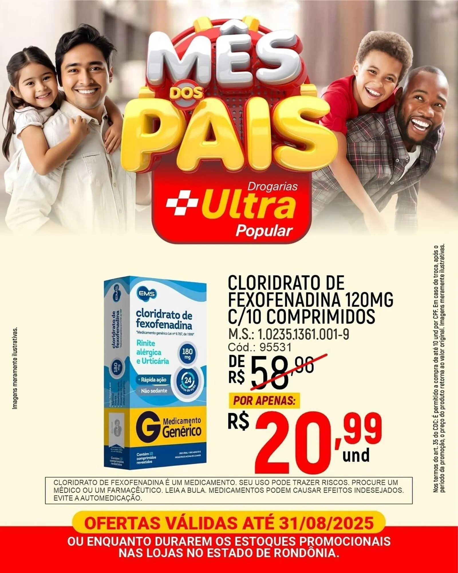 Encarte de Catálogo Drogarias Ultra Popular 1 de agosto até 31 de agosto 2025 - Pagina 3