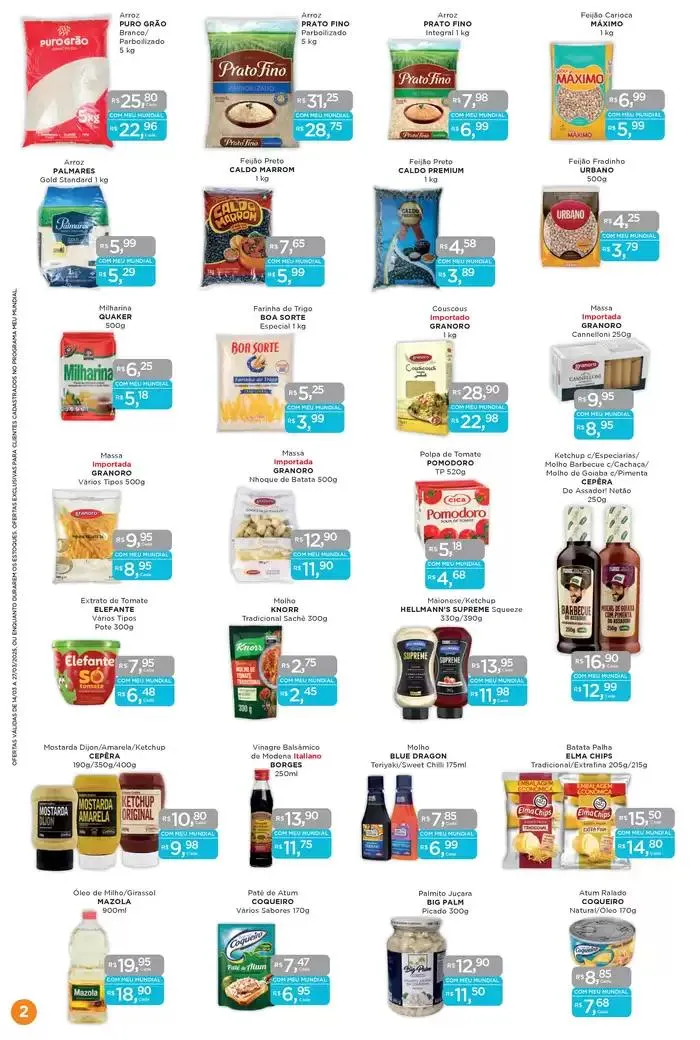 Encarte de Ofertas Supermercados Mundial 14 de março até 27 de março 2025 - Pagina 2