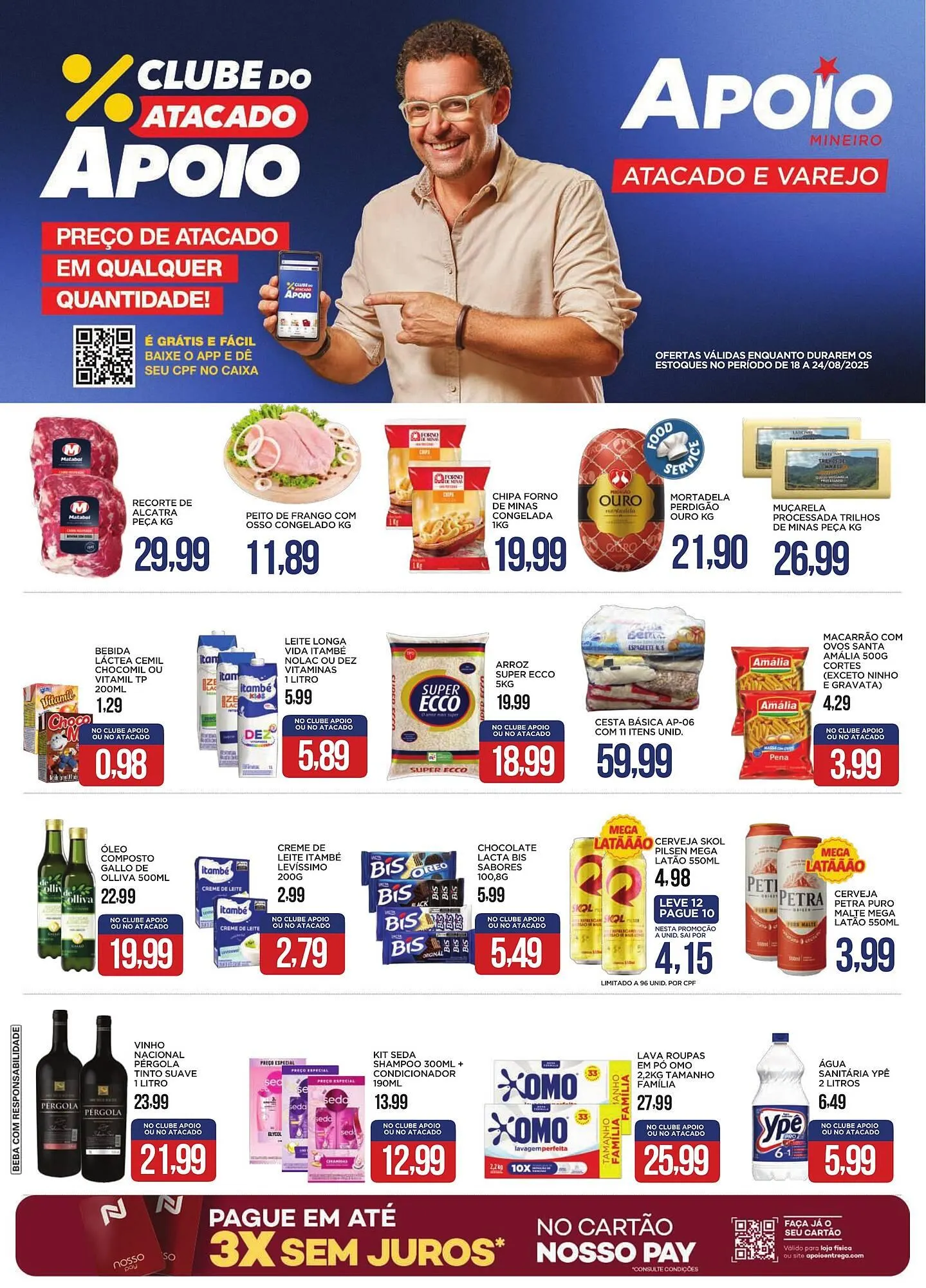 Encarte de Catálogo Apoio Mineiro 18 de agosto até 24 de agosto 2025 - Pagina 1