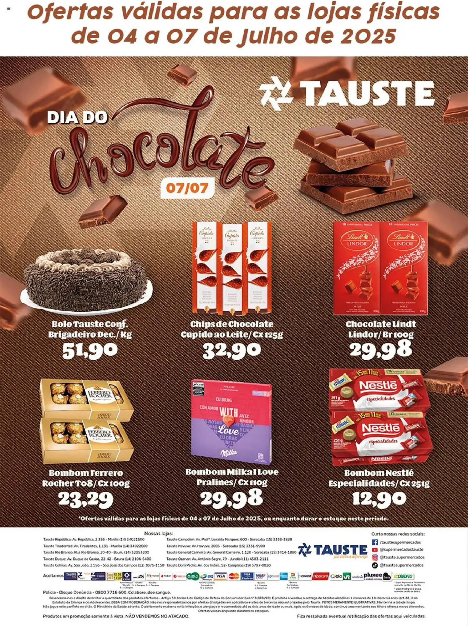 Encarte de Catálogo Supermercados Tauste 4 de julho até 8 de julho 2025 - Pagina 1
