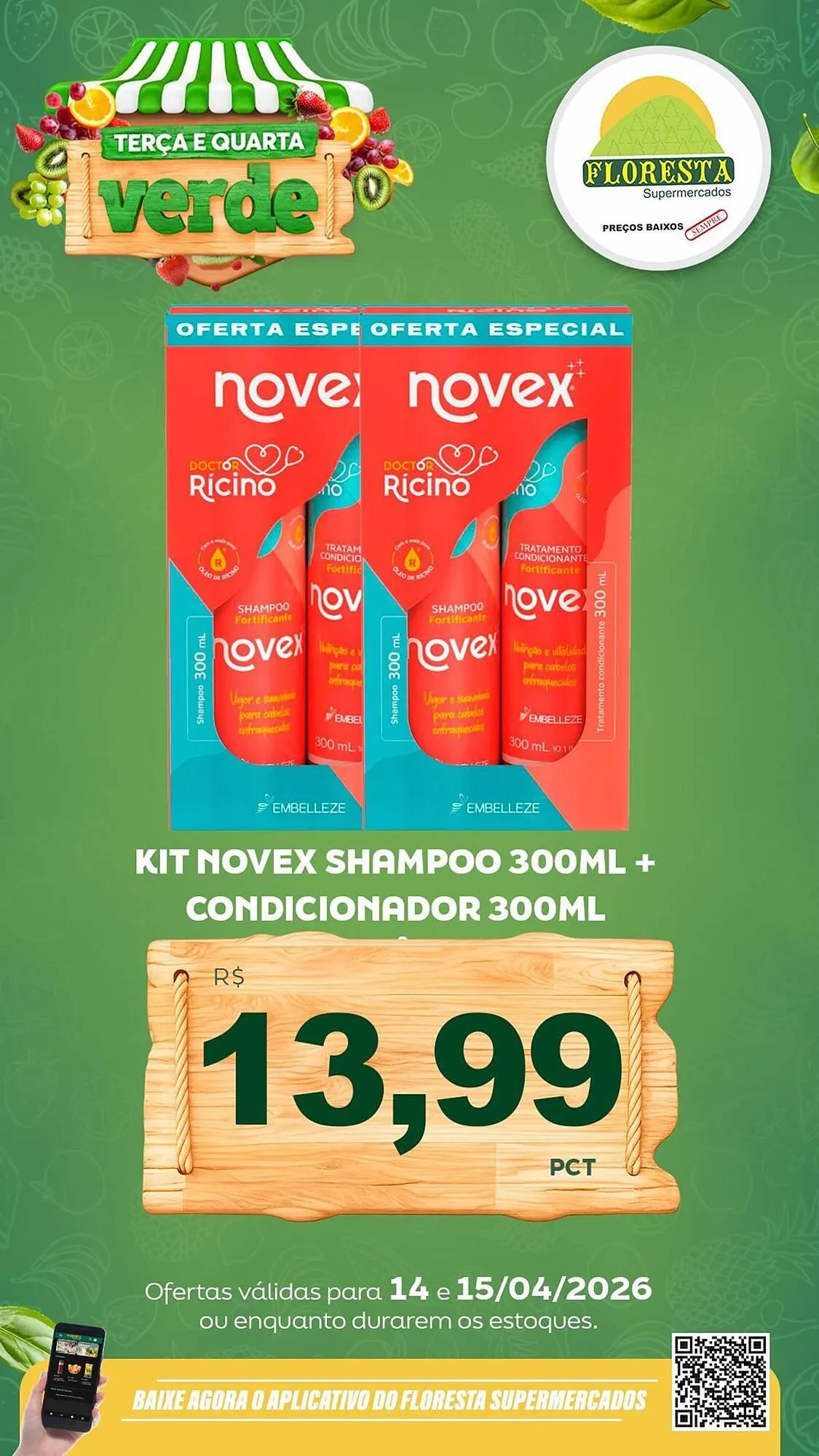 Encarte de Catálogo Floresta Supermercados 14 de abril até 15 de abril 2026 - Pagina 34