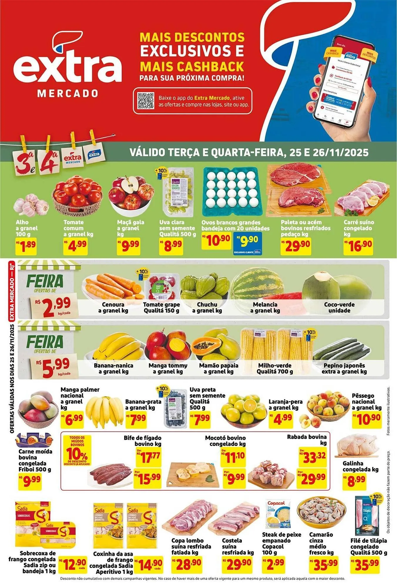Encarte de Catálogo Extra 25 de novembro até 26 de novembro 2025 - Pagina 1