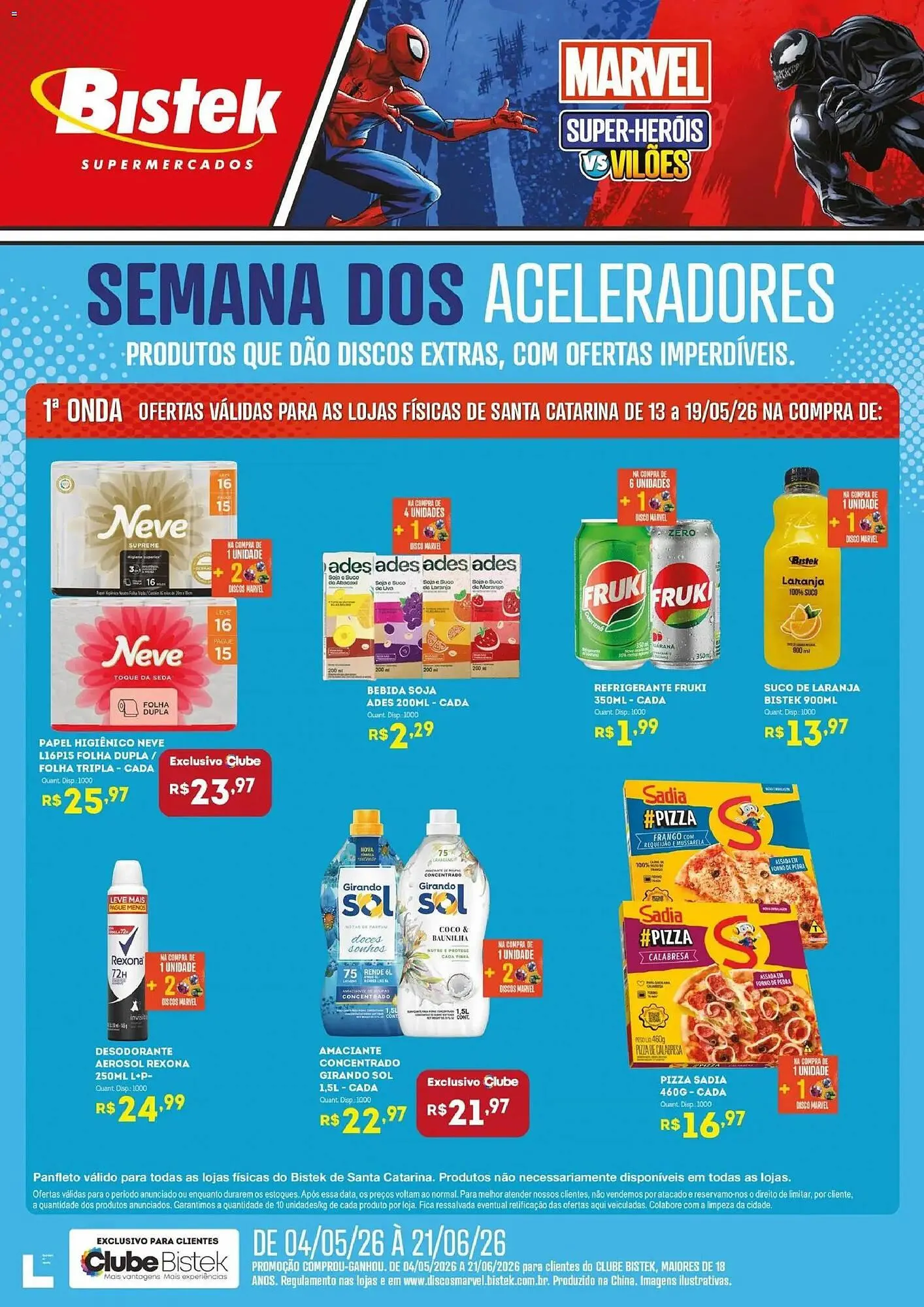 Encarte de Encarte Bistek Supermercados 4 de maio até 21 de maio 2026 - Pagina 1