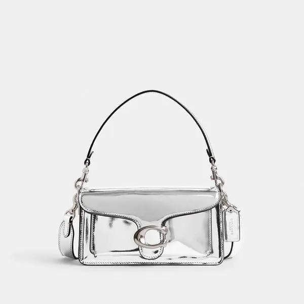 Bolsa Tabby Shoulder 20 Coach - Prata