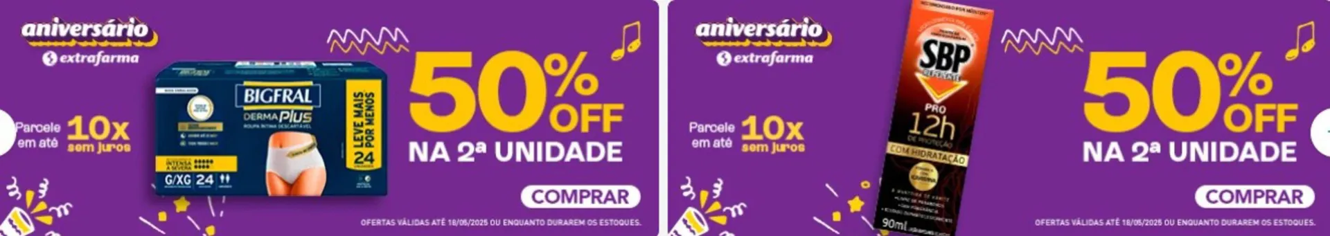Encarte de Catálogo Extrafarma 12 de maio até 18 de maio 2025 - Pagina 8
