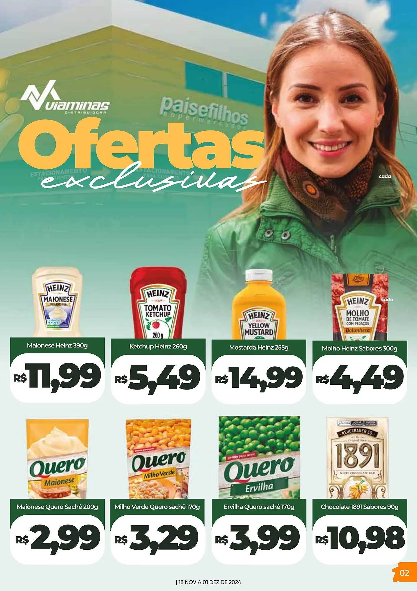 Encarte de Catálogo Pais e Filhos Supermercados 18 de novembro até 30 de novembro 2024 - Pagina 3