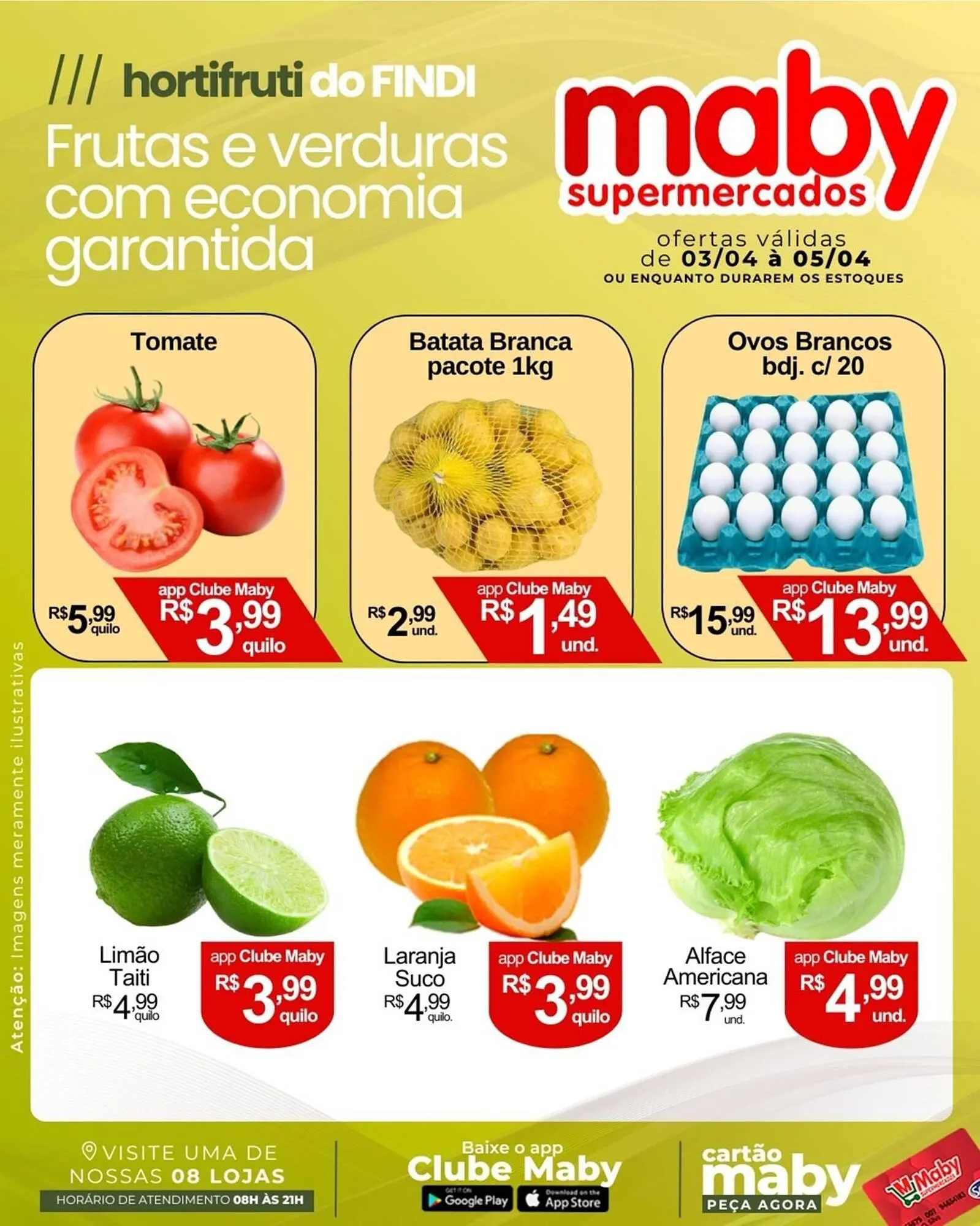 Encarte de Catálogo Maby Supermercados 3 de abril até 5 de abril 2026 - Pagina 1