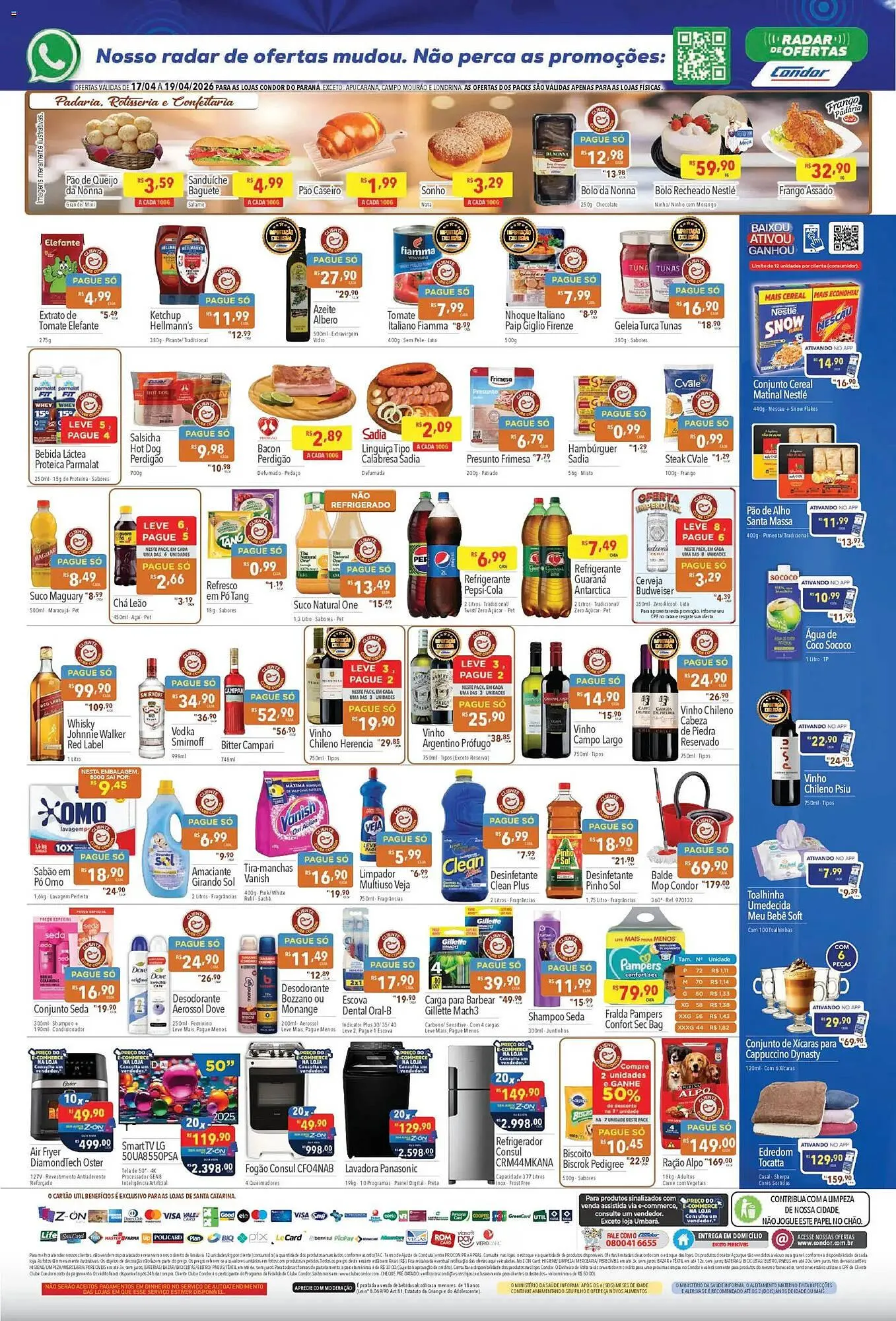Encarte de Catálogo Supermercados Condor 17 de abril até 19 de abril 2026 - Pagina 2