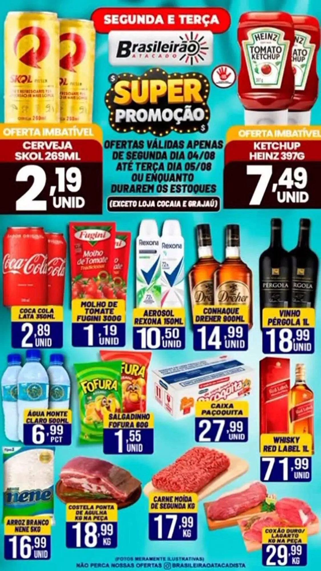 Encarte de Catálogo Brasileirão Atacado 4 de agosto até 5 de agosto 2025 - Pagina 1