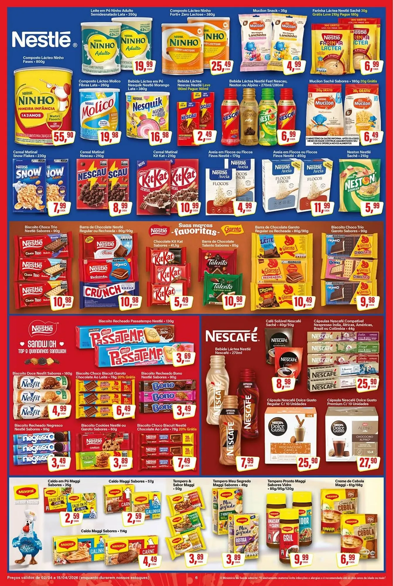 Encarte de Encarte Rede Supermarket 9 de abril até 15 de abril 2026 - Pagina 6