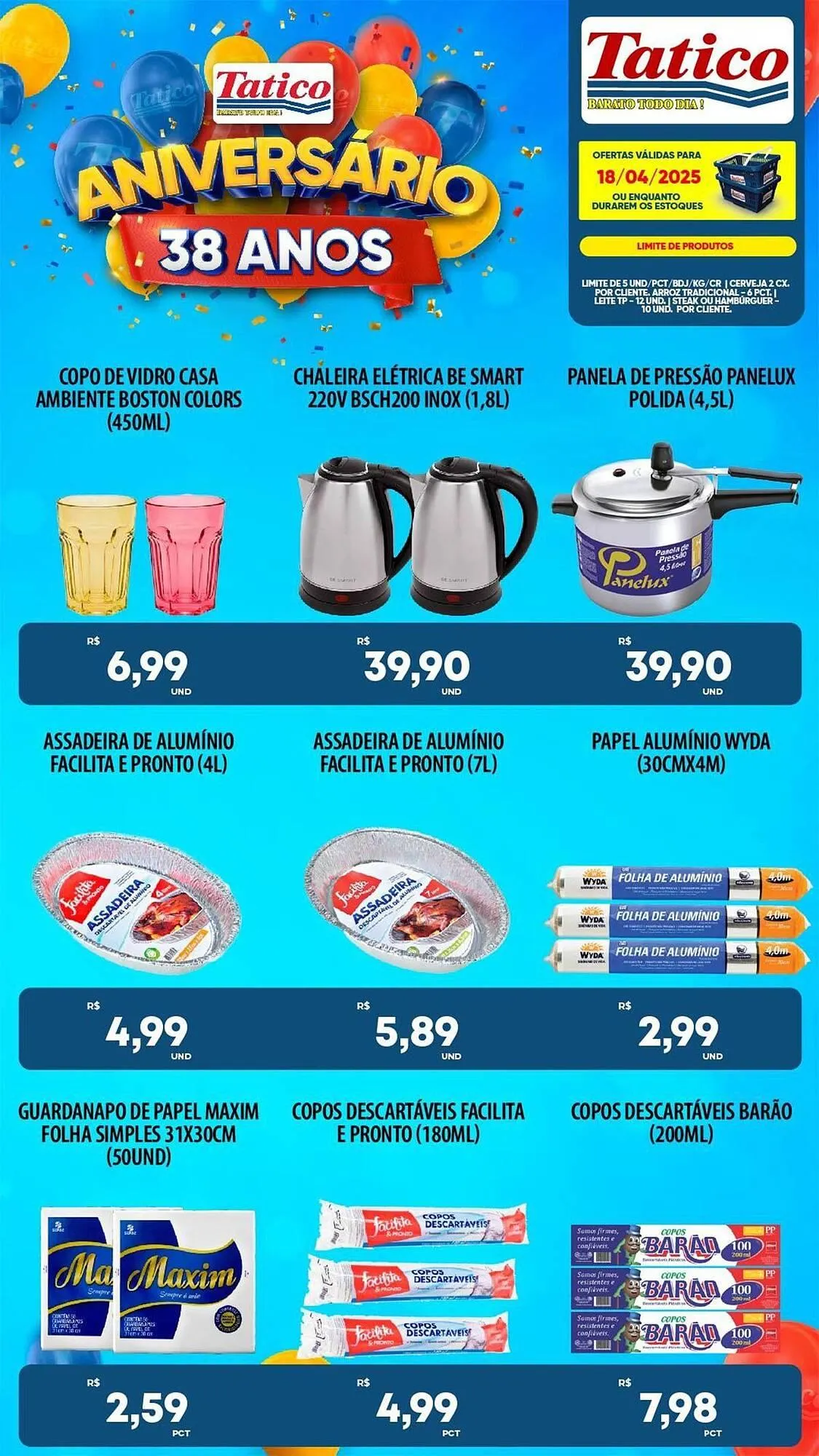 Encarte de Catálogo Tatico 18 de abril até 21 de abril 2025 - Pagina 30
