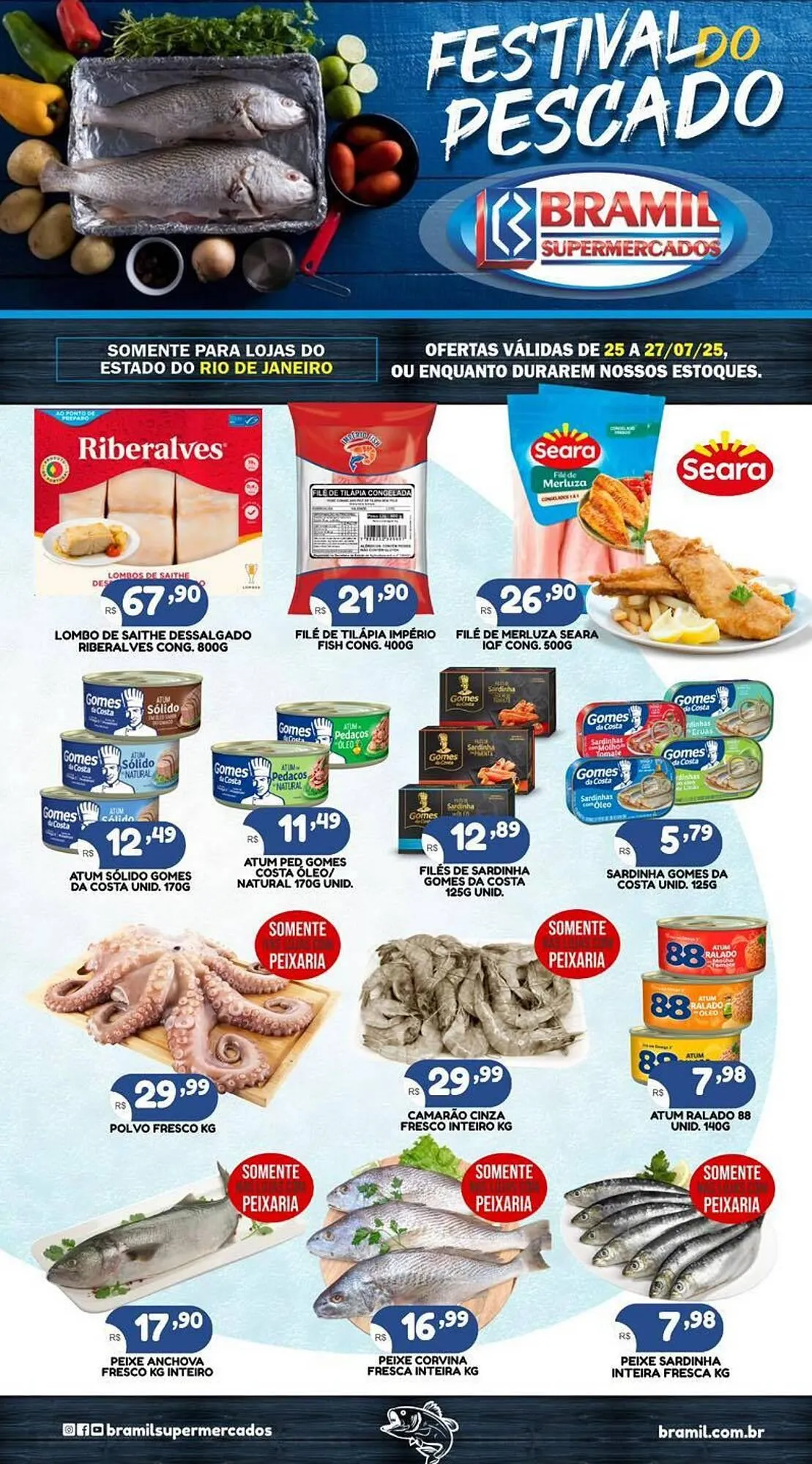 Encarte de Catálogo Bramil Supermercados 26 de julho até 27 de julho 2025 - Pagina 1