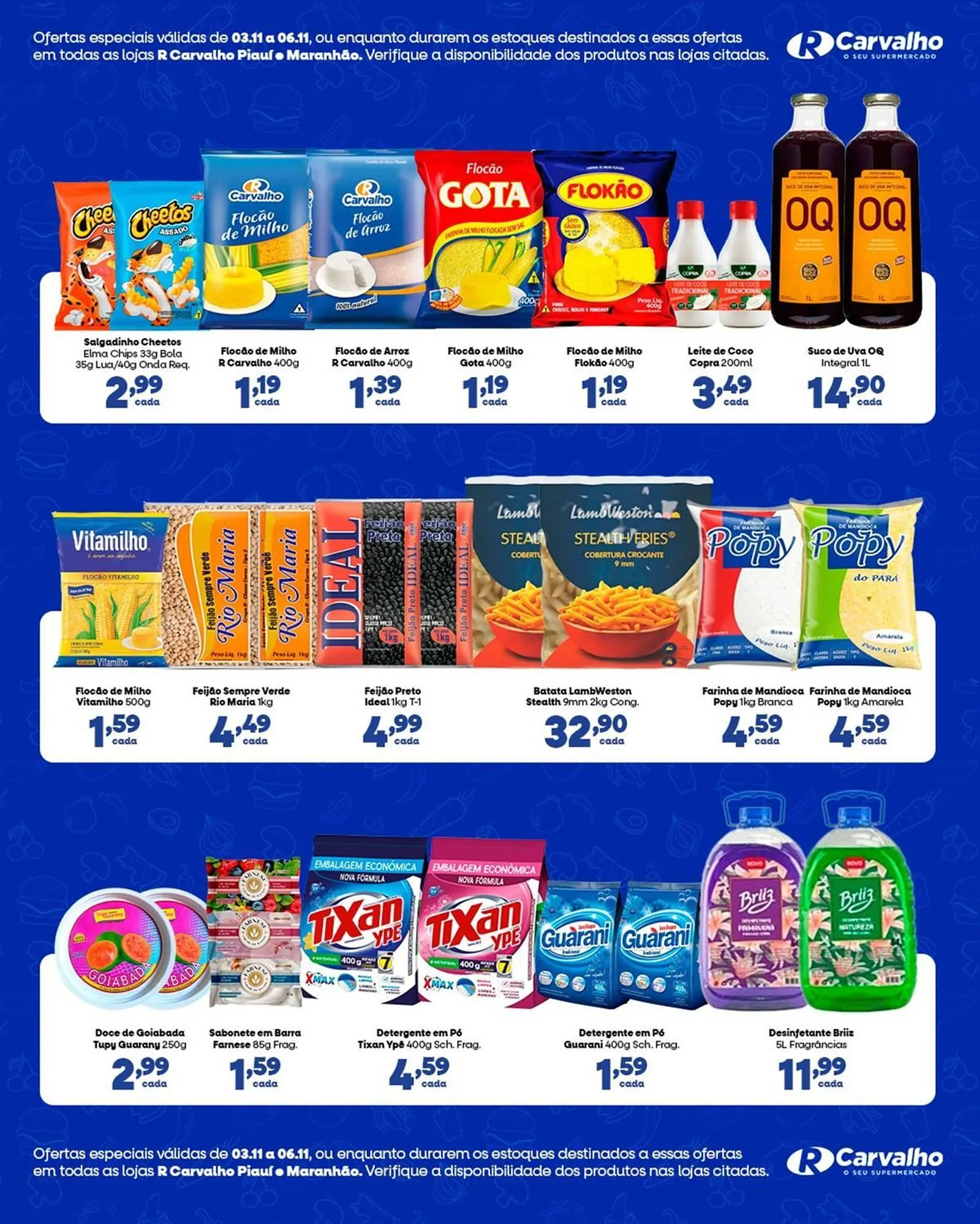 Encarte de Catálogo Carvalho Supermercado 4 de novembro até 6 de novembro 2025 - Pagina 2