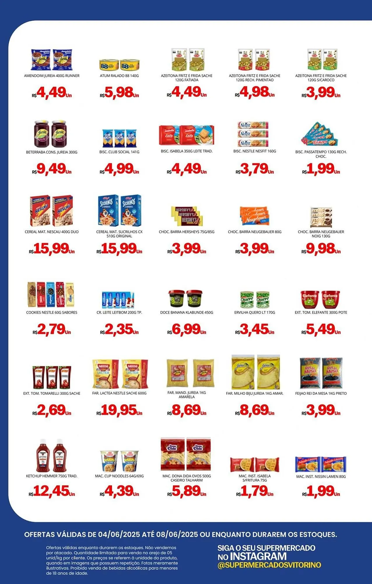 Encarte de Catálogo Supermercado Vitorino 4 de junho até 8 de junho 2025 - Pagina 2
