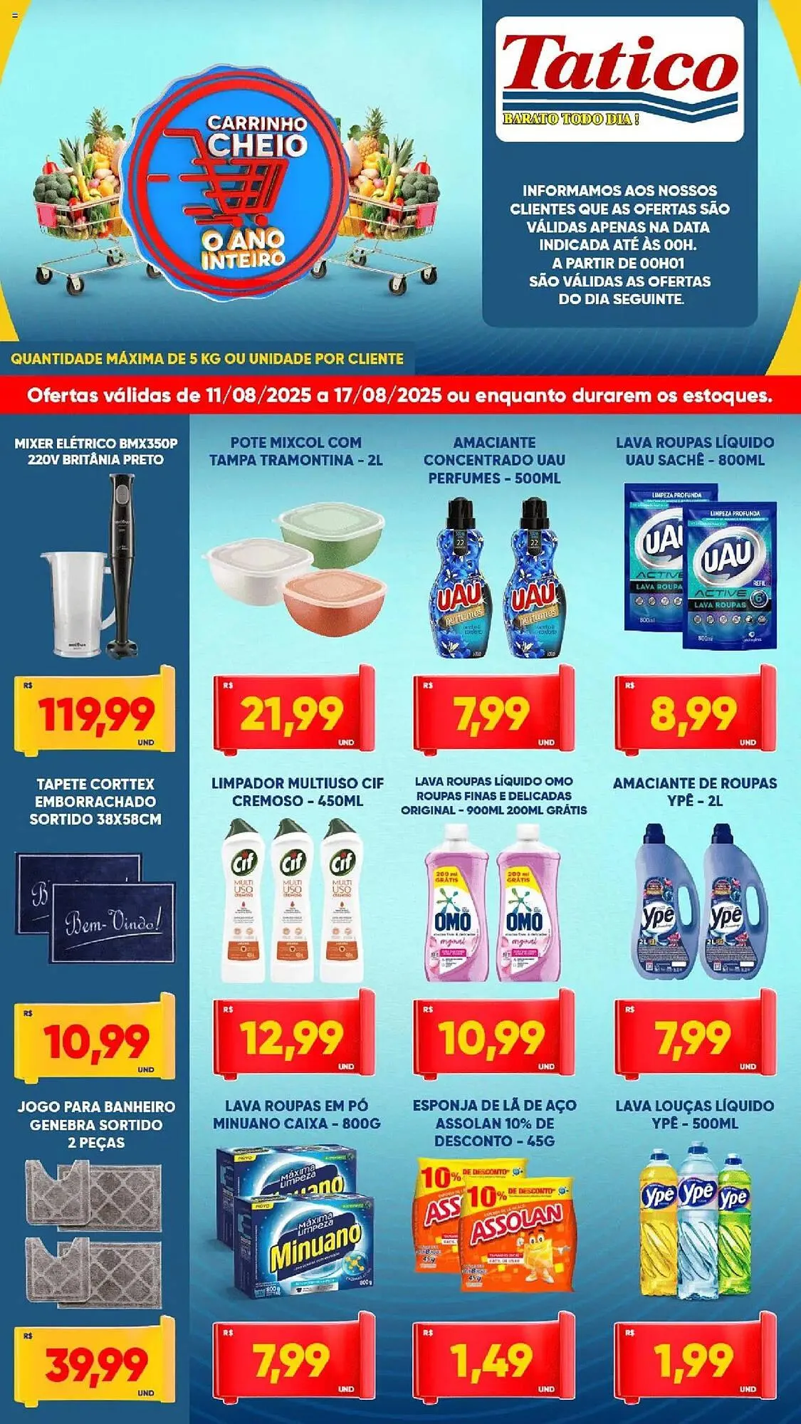 Encarte de Catálogo Tatico 11 de agosto até 18 de agosto 2025 - Pagina 7
