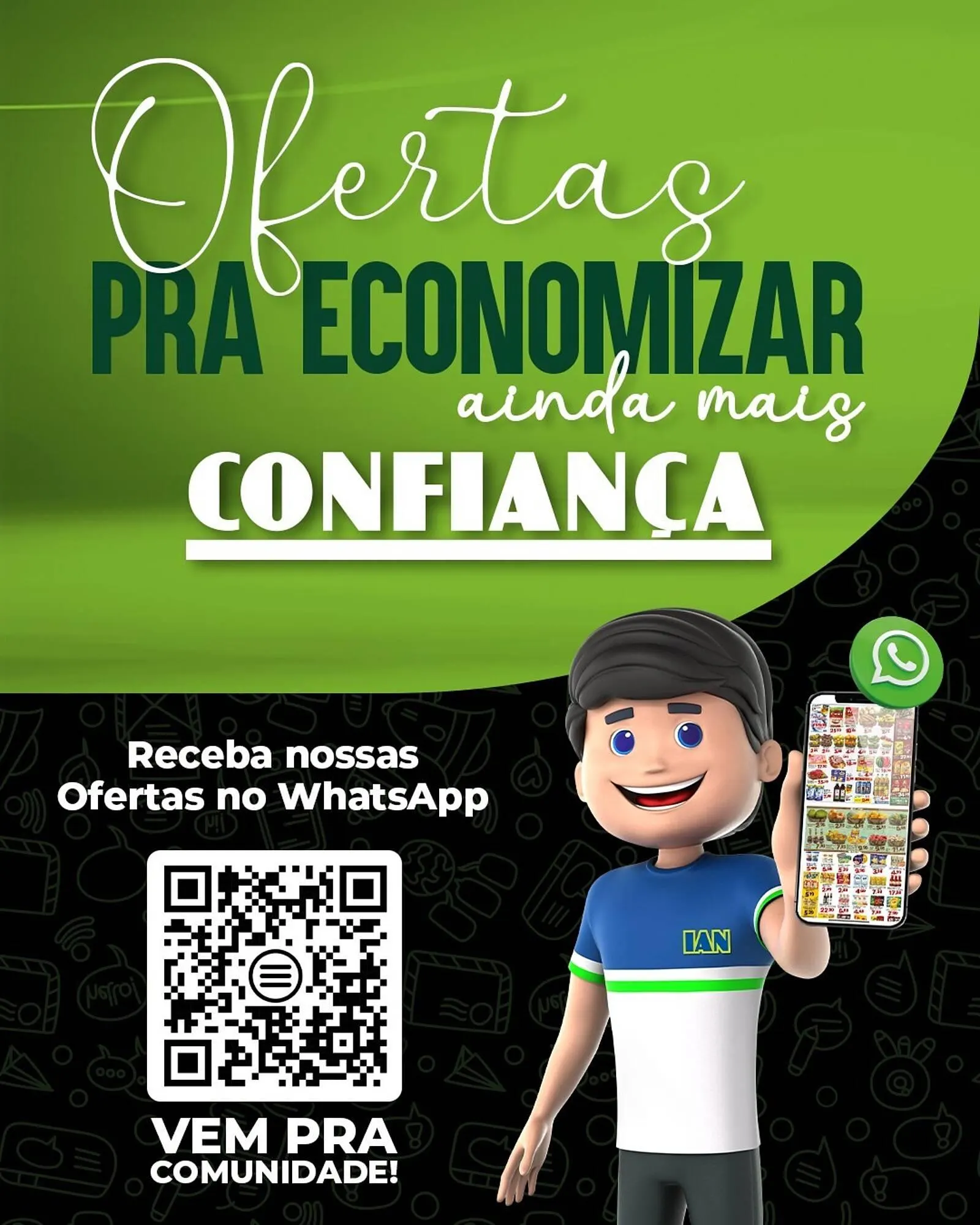 Encarte de Catálogo Confiança Supermercados 7 de abril até 9 de abril 2026 - Pagina 1