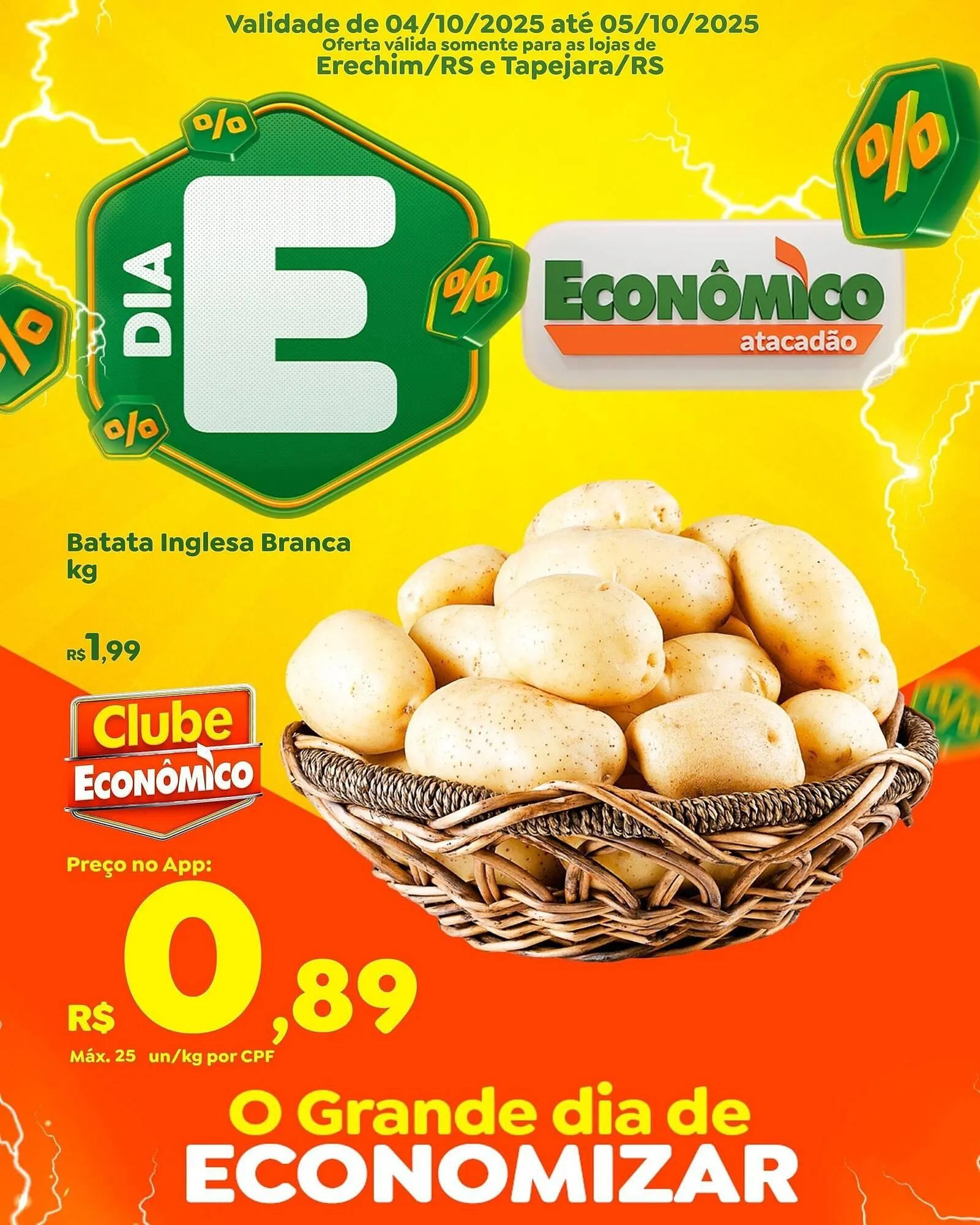 Encarte de Catálogo Econômico Atacadão 4 de outubro até 5 de outubro 2025 - Pagina 1