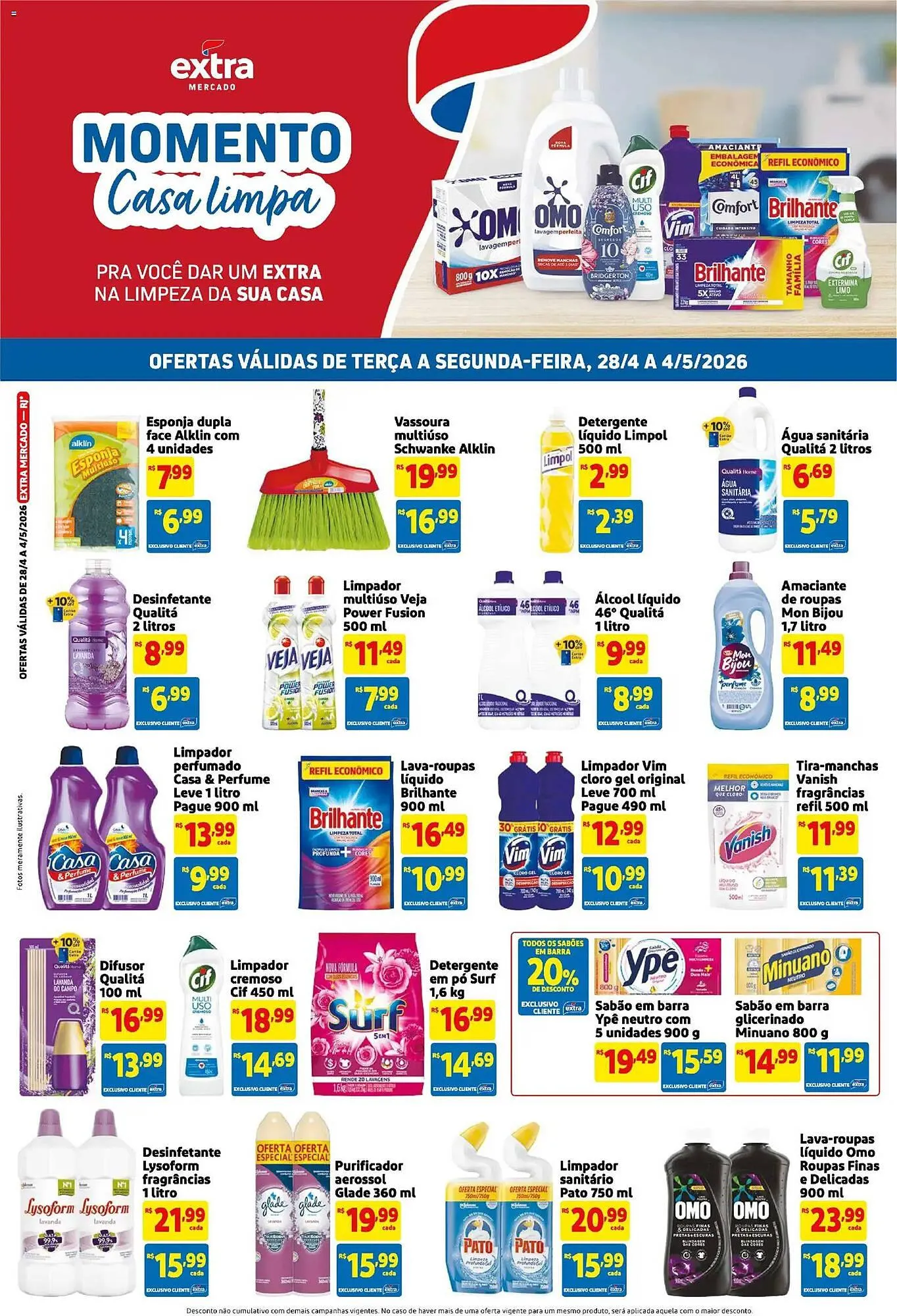 Encarte de Encarte Mercado Extra 28 de abril até 4 de maio 2026 - Pagina 3