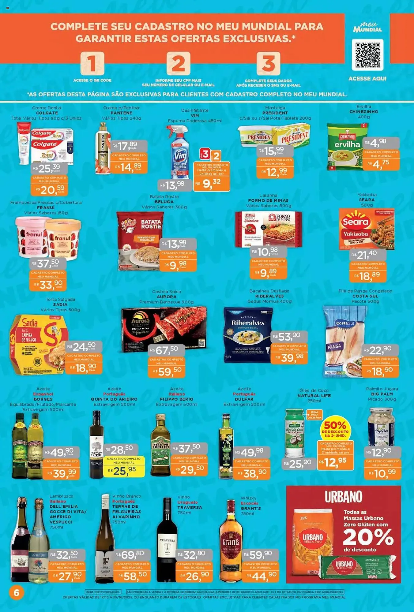 Encarte de Encarte Supermercados Mundial 17 de outubro até 30 de outubro 2025 - Pagina 6