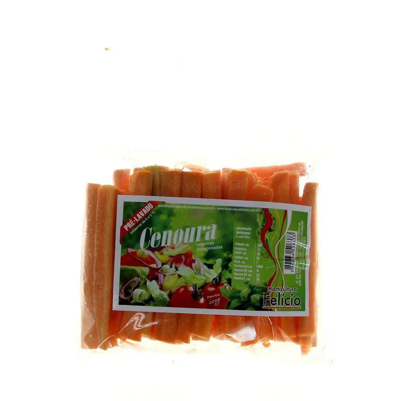 Salada Cenoura Horticultura Felicio 200g