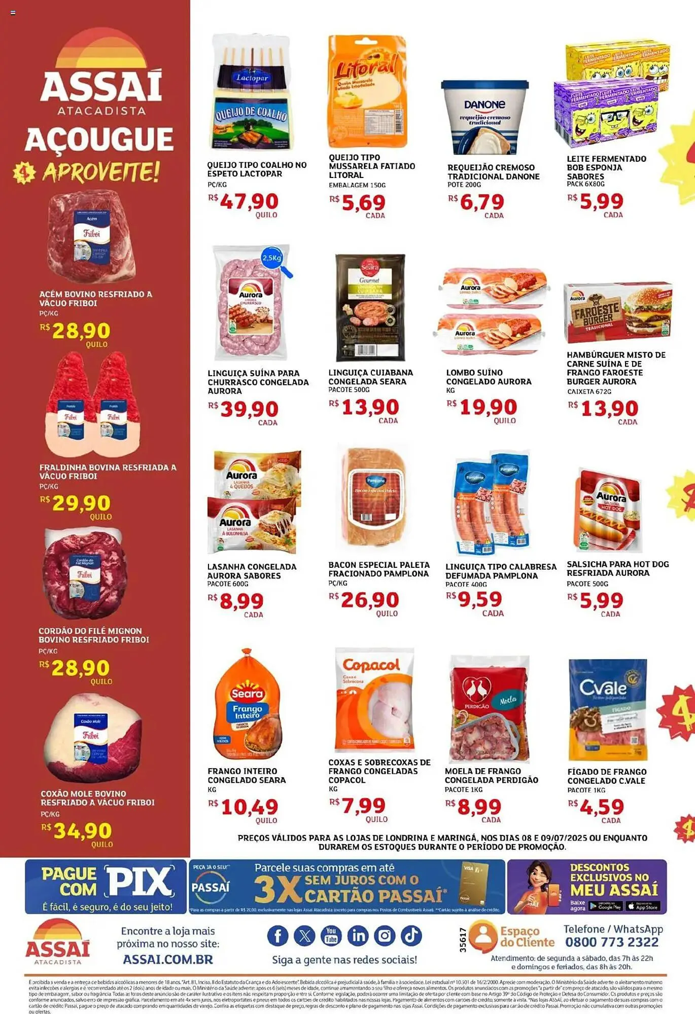 Encarte de Catálogo Assaí Atacadista 8 de julho até 10 de julho 2025 - Pagina 2