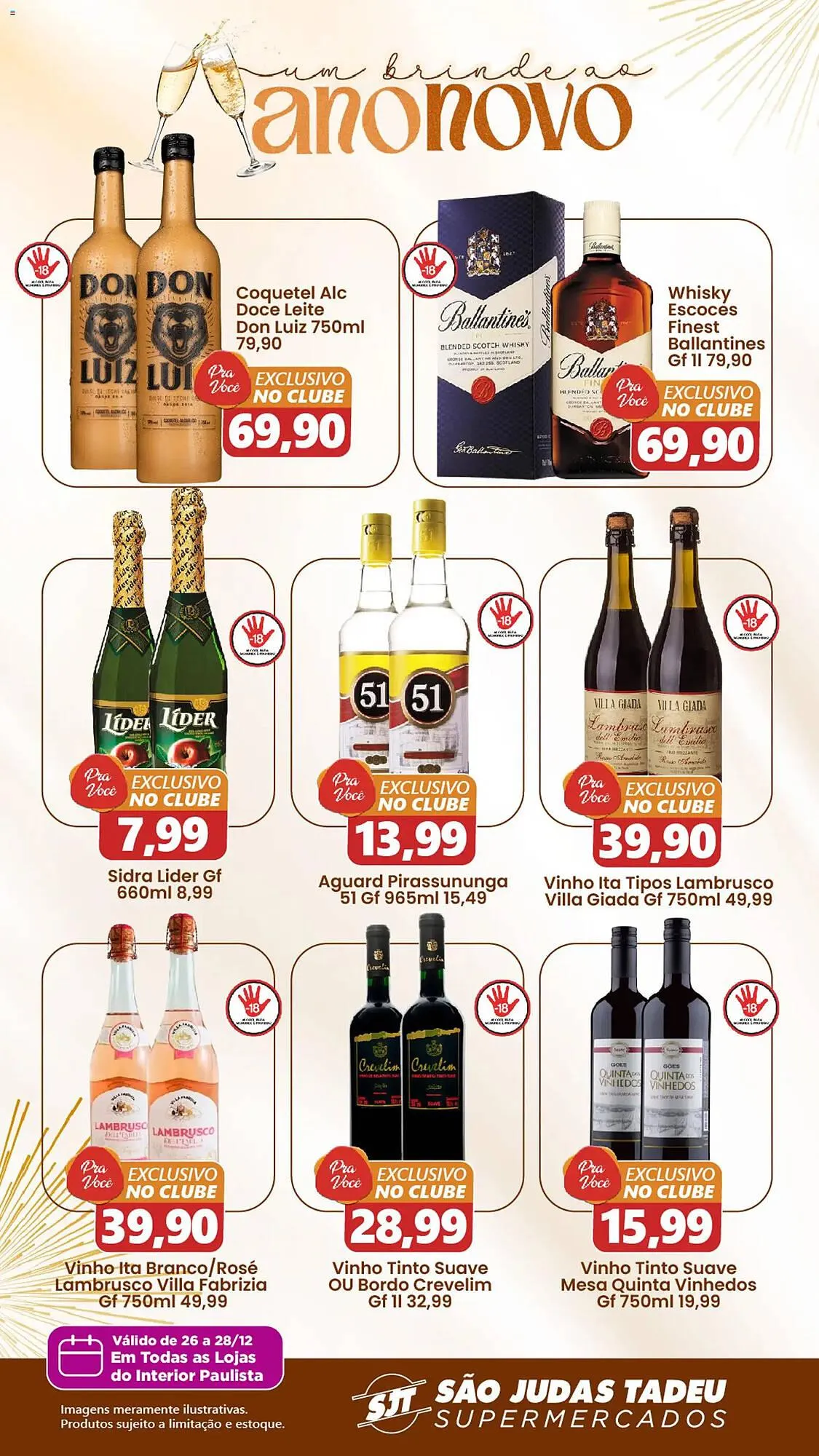 Encarte de Folheto São Judas Tadeu 26 de dezembro até 28 de dezembro 2025 - Pagina 1