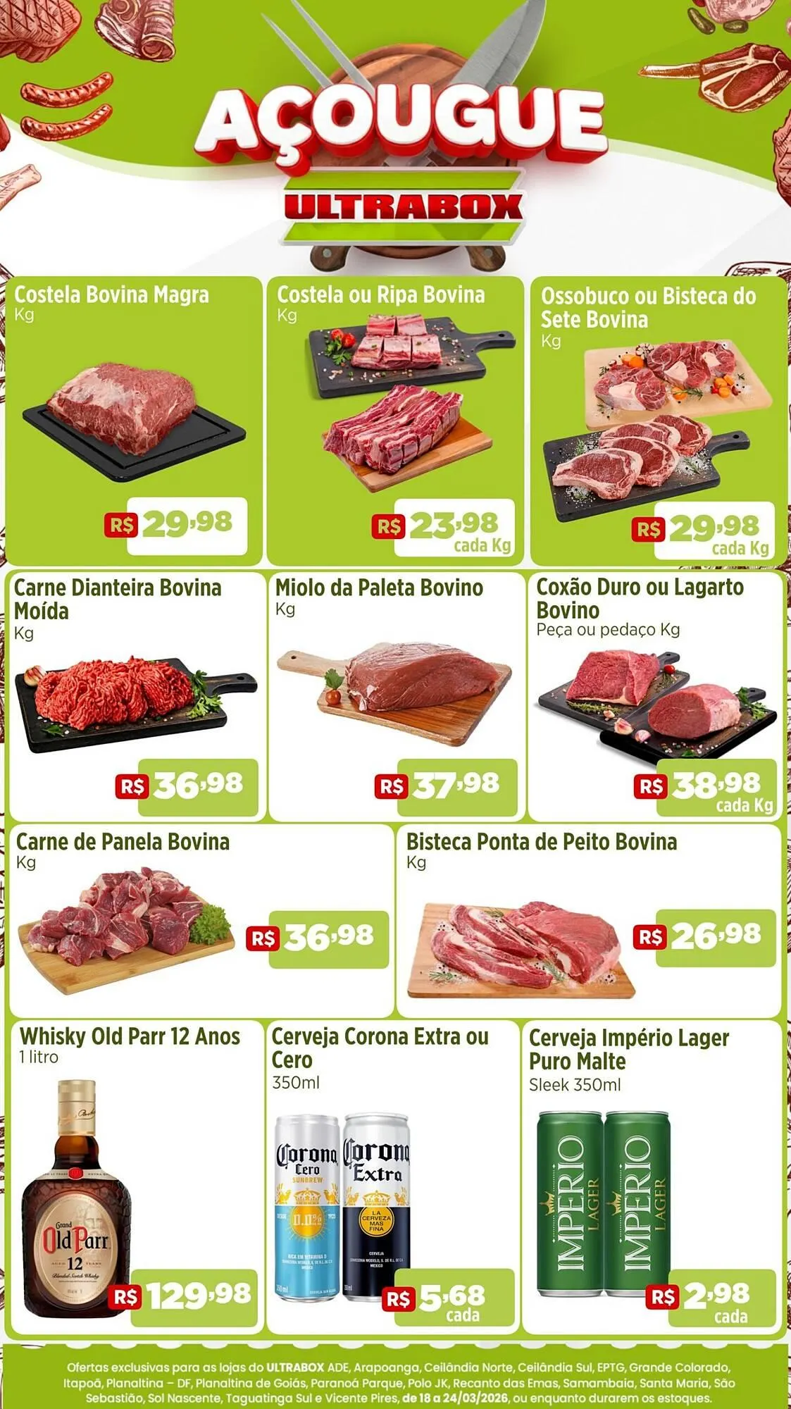 Encarte de Panfleto Ultrabox 18 de março até 24 de março 2026 - Pagina 1