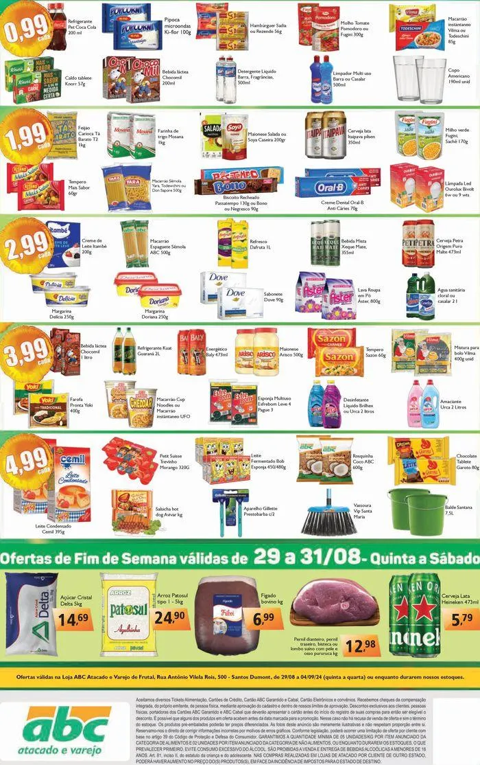 Encarte de Supermercados ABC Ofertas da Semana Atacados - Frutal 29 de agosto até 4 de setembro 2024 - Pagina 2
