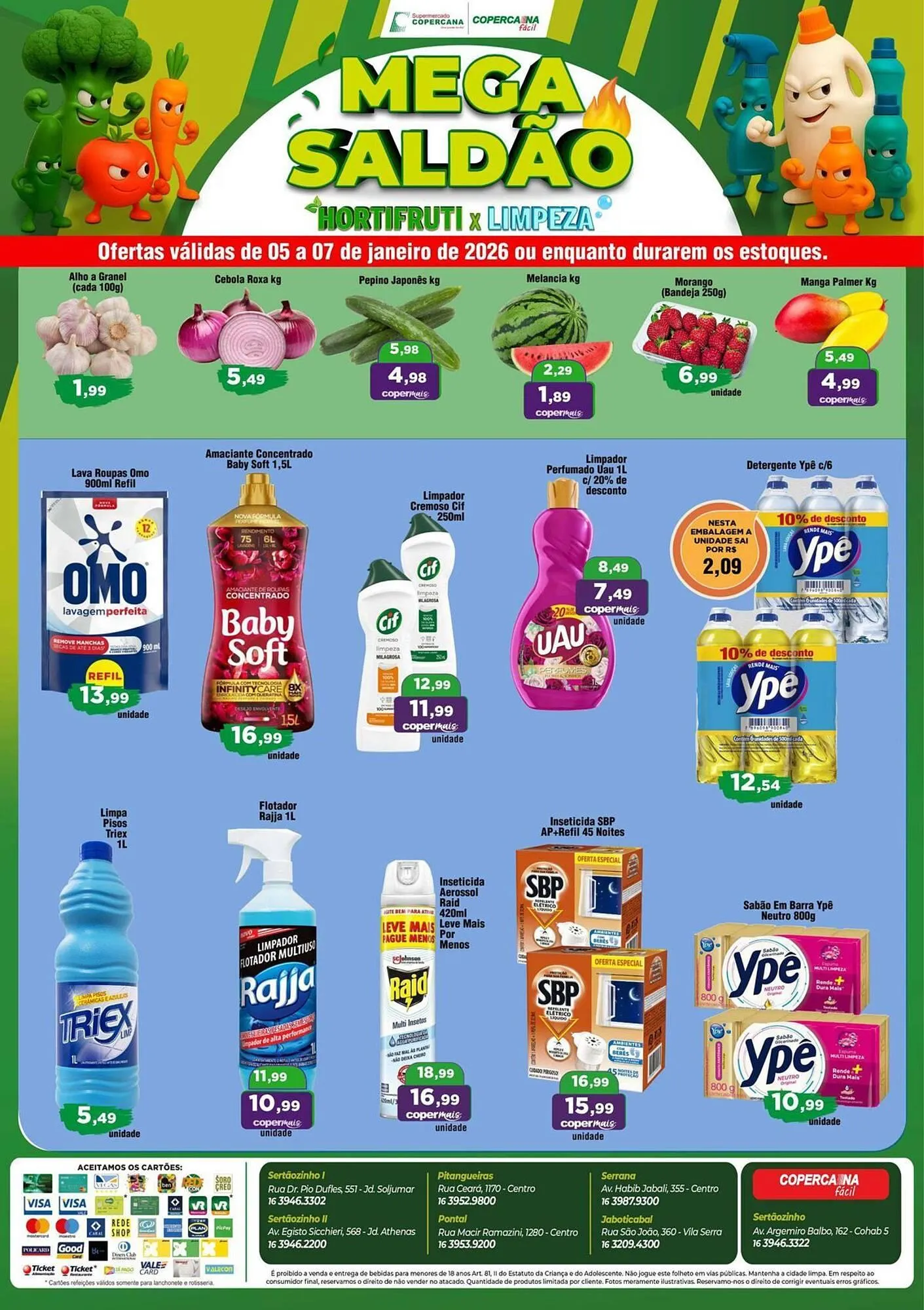 Encarte de Tabloide Copercana 5 de janeiro até 7 de janeiro 2026 - Pagina 1