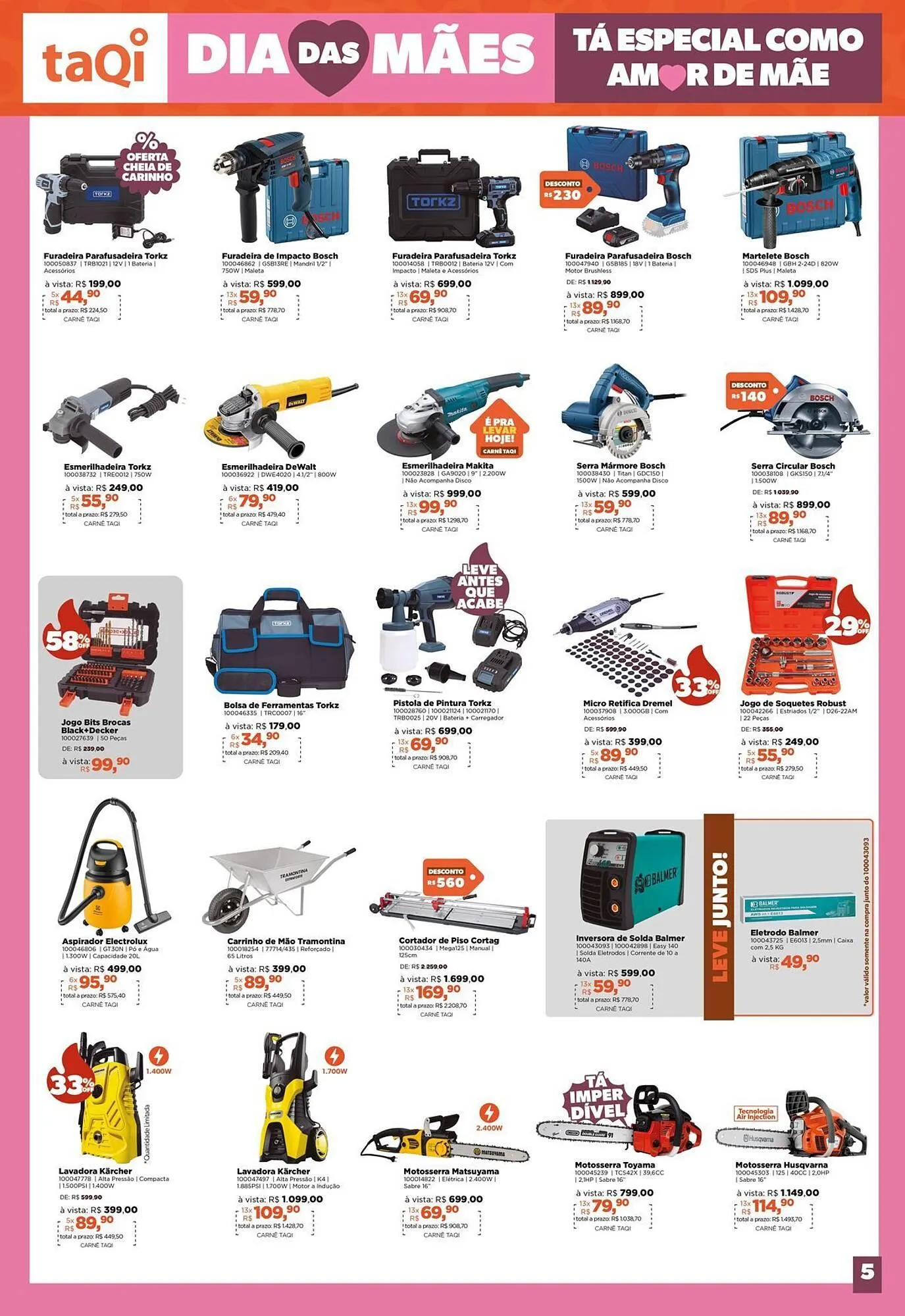 Encarte de Catálogo Lojas TaQi 29 de abril até 11 de maio 2025 - Pagina 5