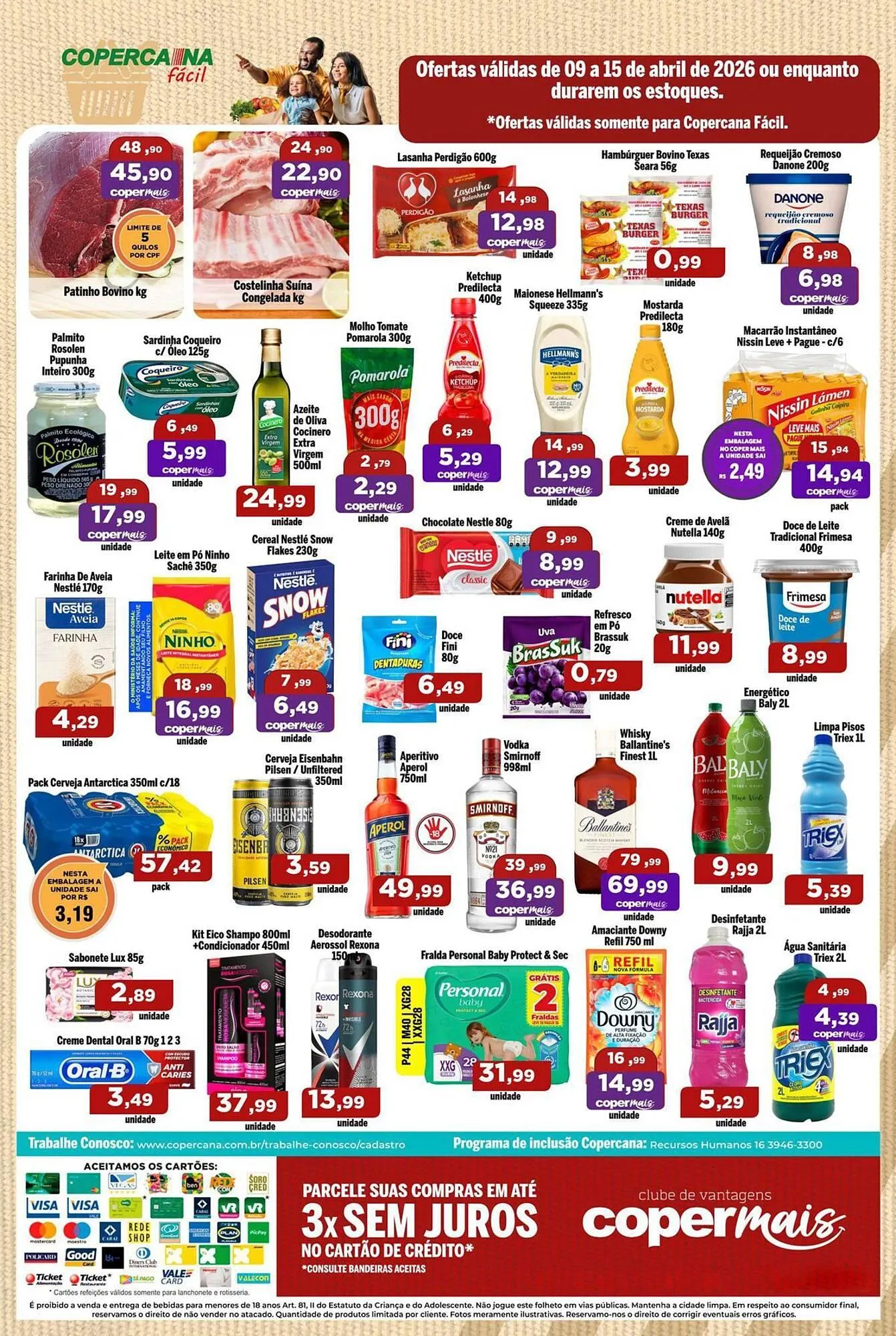 Encarte de Tabloide Copercana 9 de abril até 15 de abril 2026 - Pagina 2