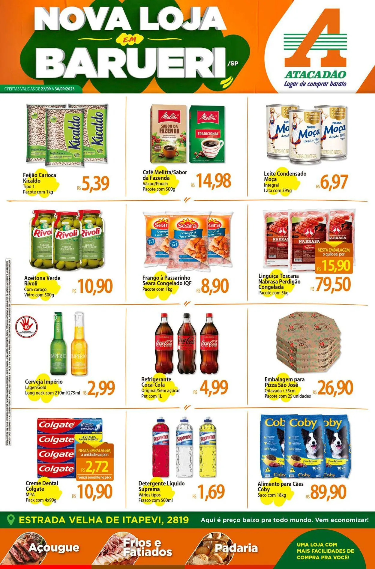 Encarte de Atacadão - SP - Barueri 27 de setembro até 30 de setembro 2023 - Pagina 1