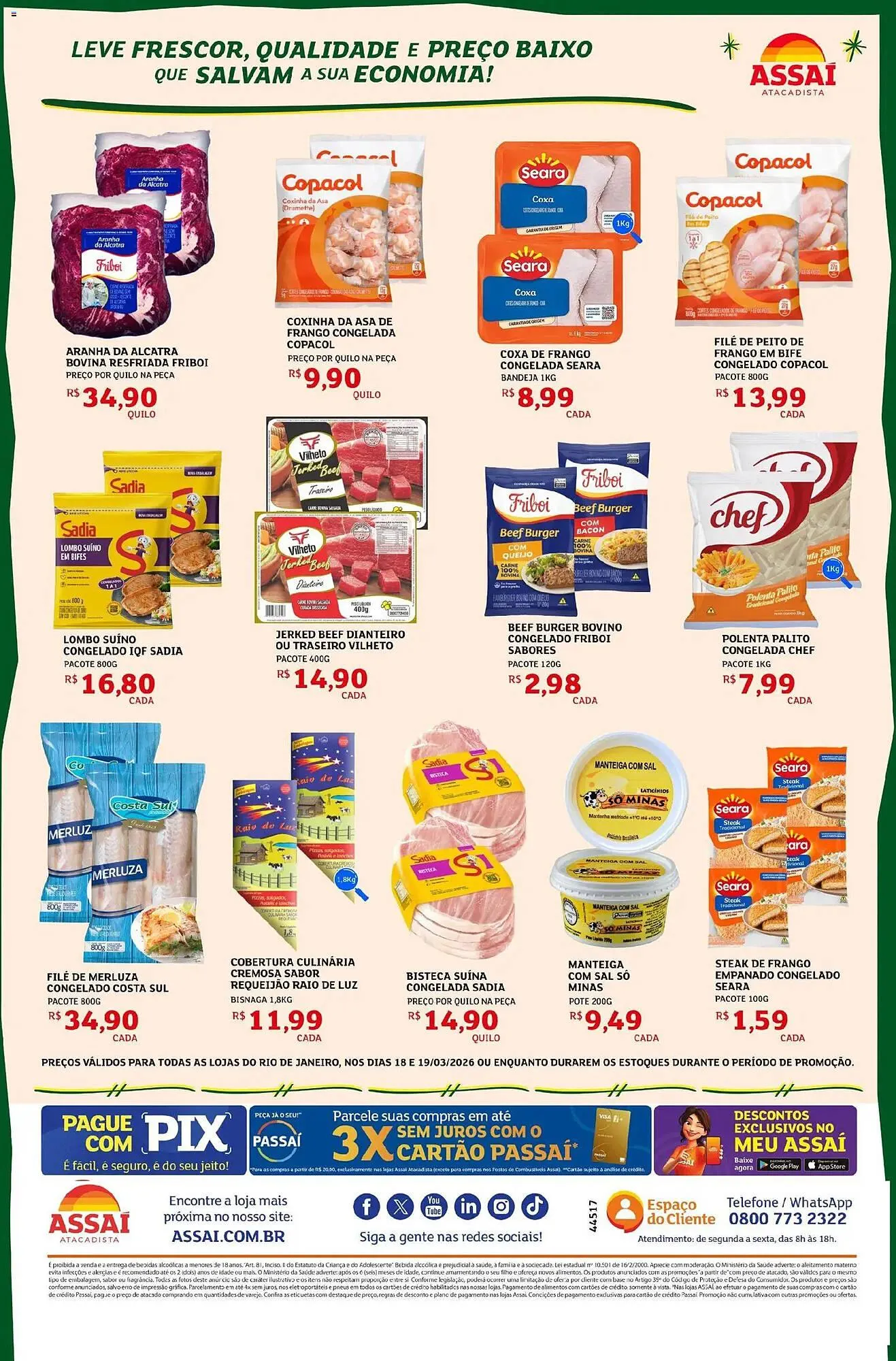 Encarte de Encarte Assaí Atacadista 18 de março até 19 de março 2026 - Pagina 2