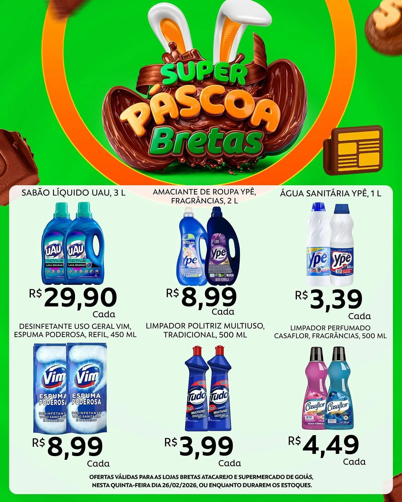 Encarte de Catálogo Supermercados Bretas 26 de fevereiro até 26 de fevereiro 2026 - Pagina 2