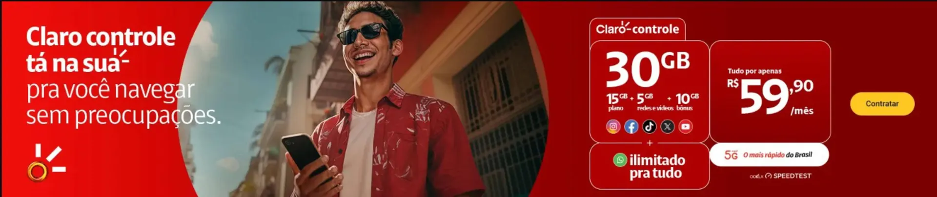 Encarte de Catálogo Claro 9 de julho até 23 de julho 2025 - Pagina 1