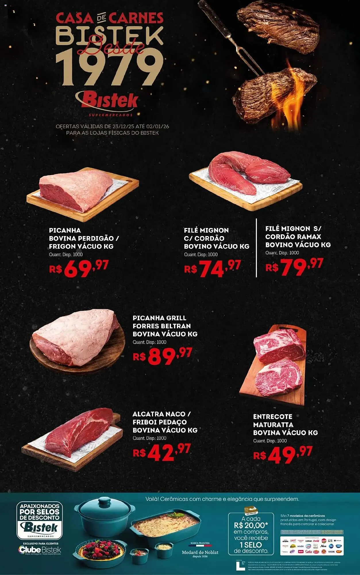 Encarte de Encarte Bistek Supermercados 23 de dezembro até 2 de janeiro 2026 - Pagina 1