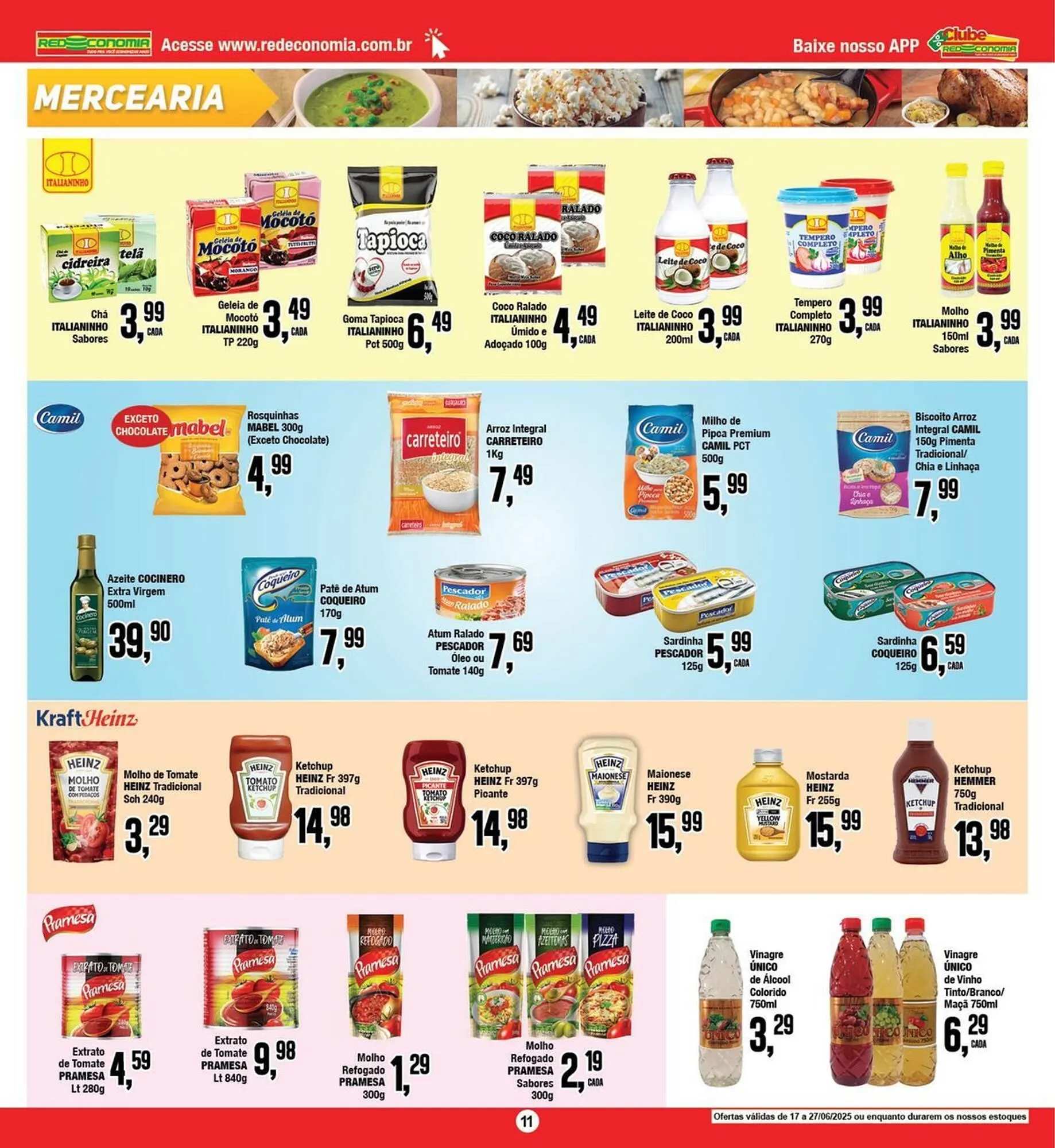 Encarte de Catálogo Rede Economia 27 de junho até 29 de junho 2025 - Pagina 11