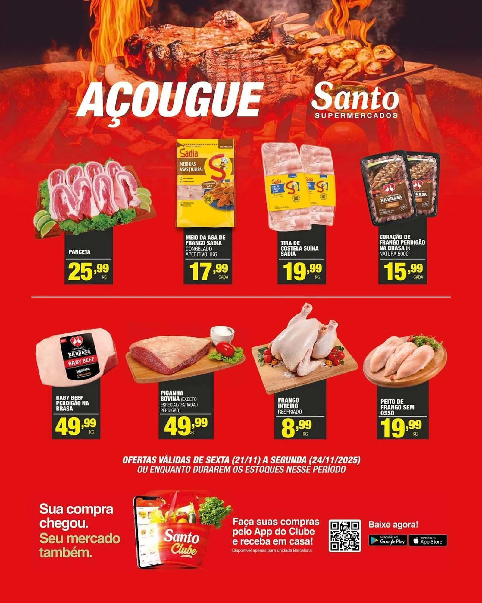 Encarte de Catálogo Santo Supermercados 21 de novembro até 24 de novembro 2025 - Pagina 1