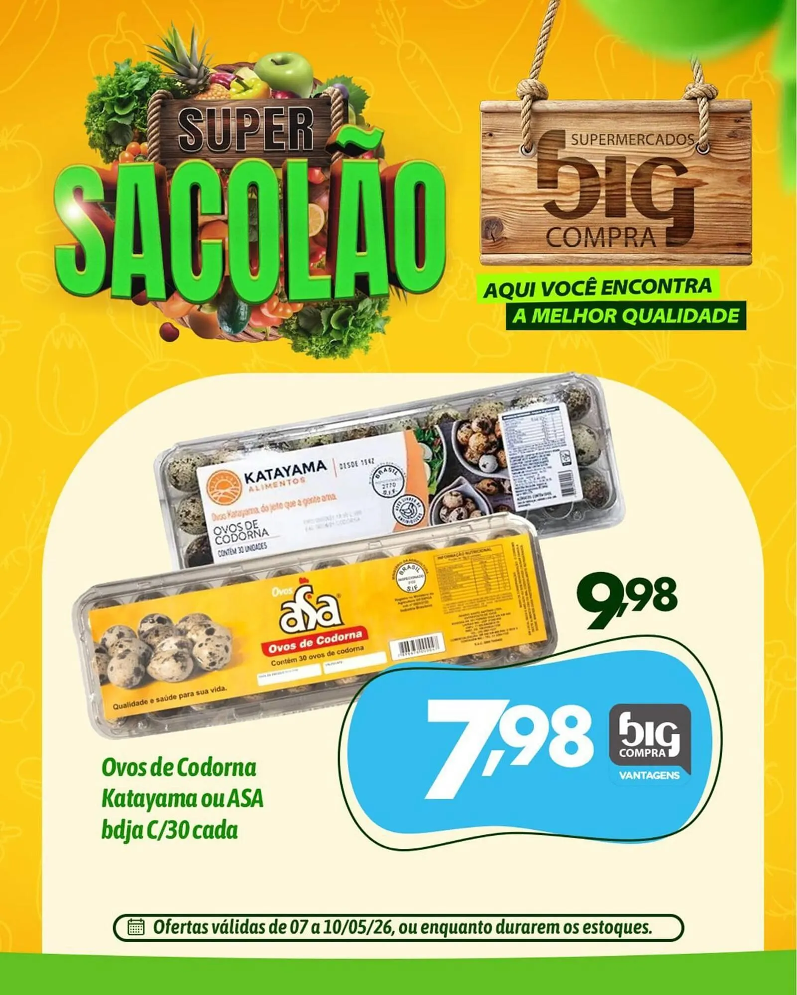Encarte de Catálogo Supermercados Big Compra 7 de maio até 10 de maio 2026 - Pagina 3