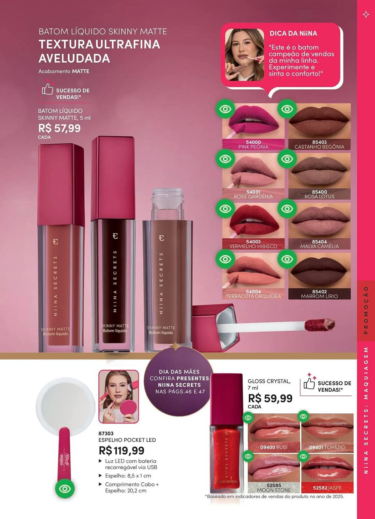 Encarte de Catálogo Eudora 1 de abril até 1 de maio 2026 - Pagina 35