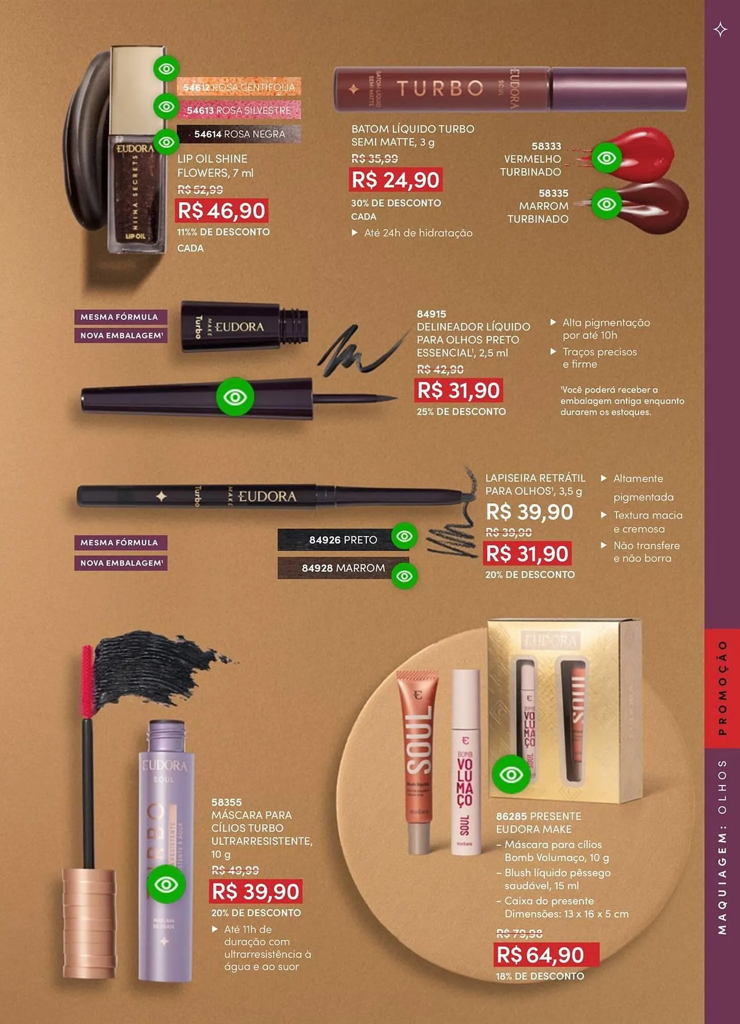 Encarte de Catálogo Eudora 8 de outubro até 8 de novembro 2025 - Pagina 11