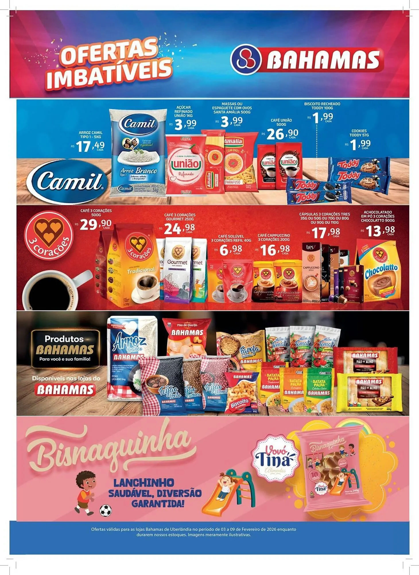 Encarte de Catálogo Bahamas Supermercados 3 de fevereiro até 9 de fevereiro 2026 - Pagina 3