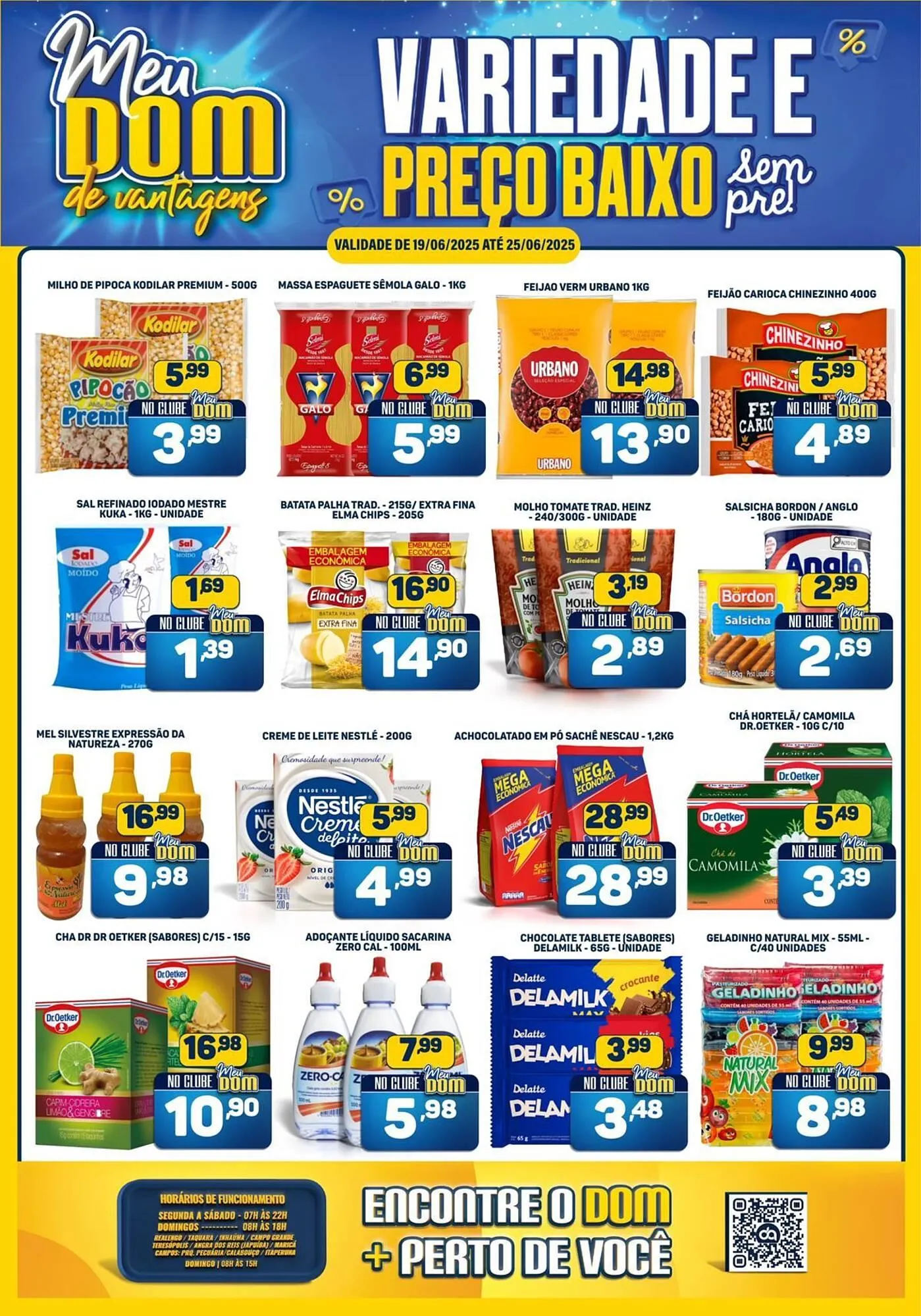 Encarte de Catálogo Dom Atacadista 19 de junho até 25 de junho 2025 - Pagina 1