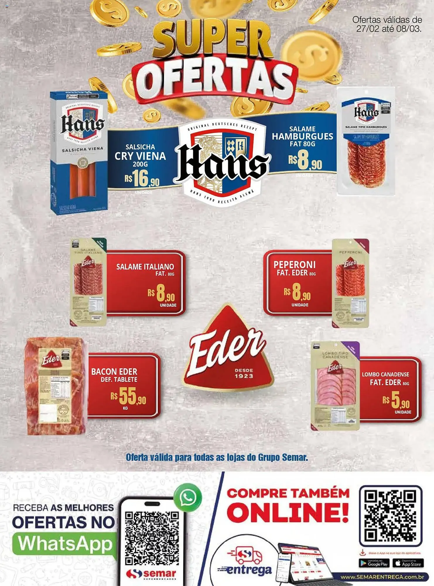 Encarte de Folheto Semar Supermercado 27 de fevereiro até 9 de março 2026 - Pagina 2