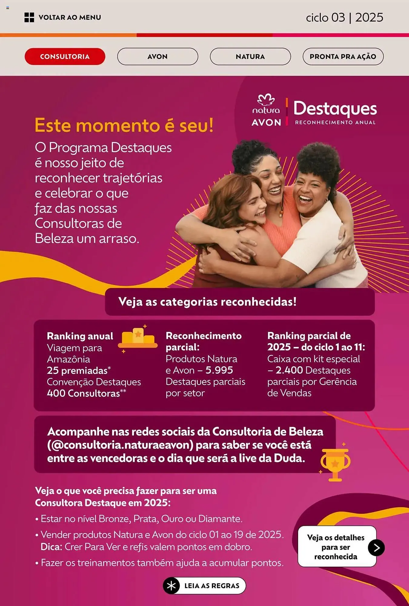 Encarte de Catálogo Avon 17 de janeiro até 17 de fevereiro 2025 - Pagina 7