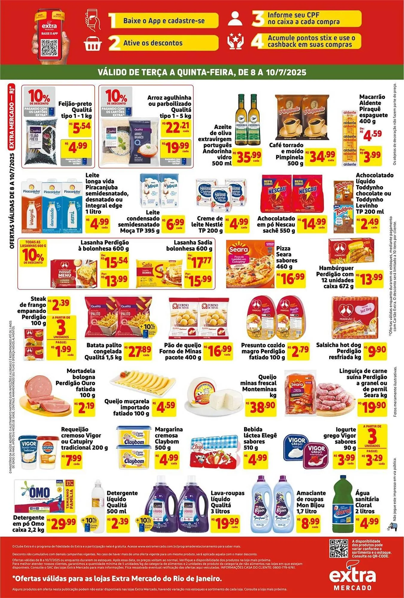 Encarte de Catálogo Mercado Extra 8 de julho até 10 de julho 2025 - Pagina 2