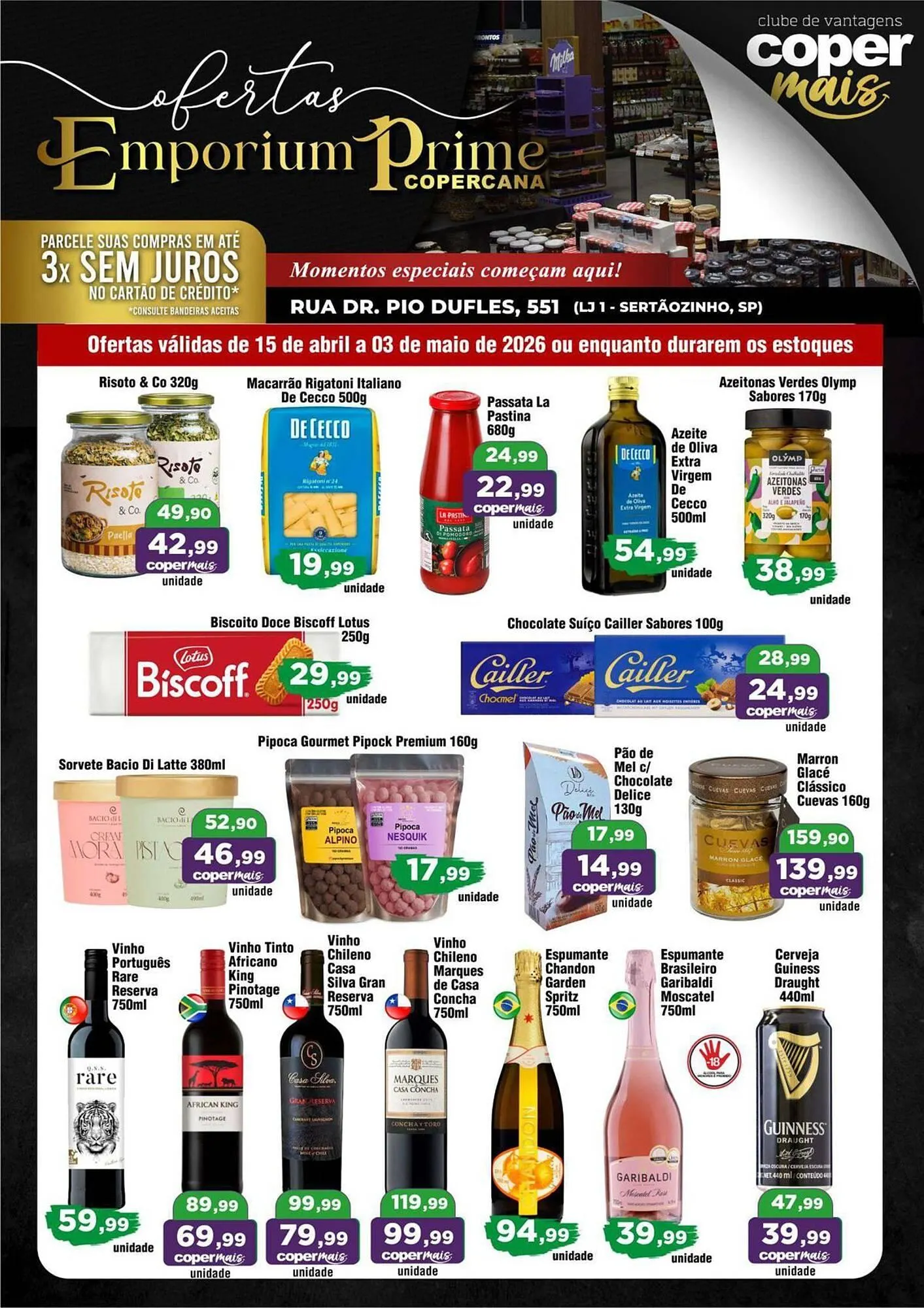 Encarte de Tabloide Copercana 15 de abril até 3 de maio 2026 - Pagina 1