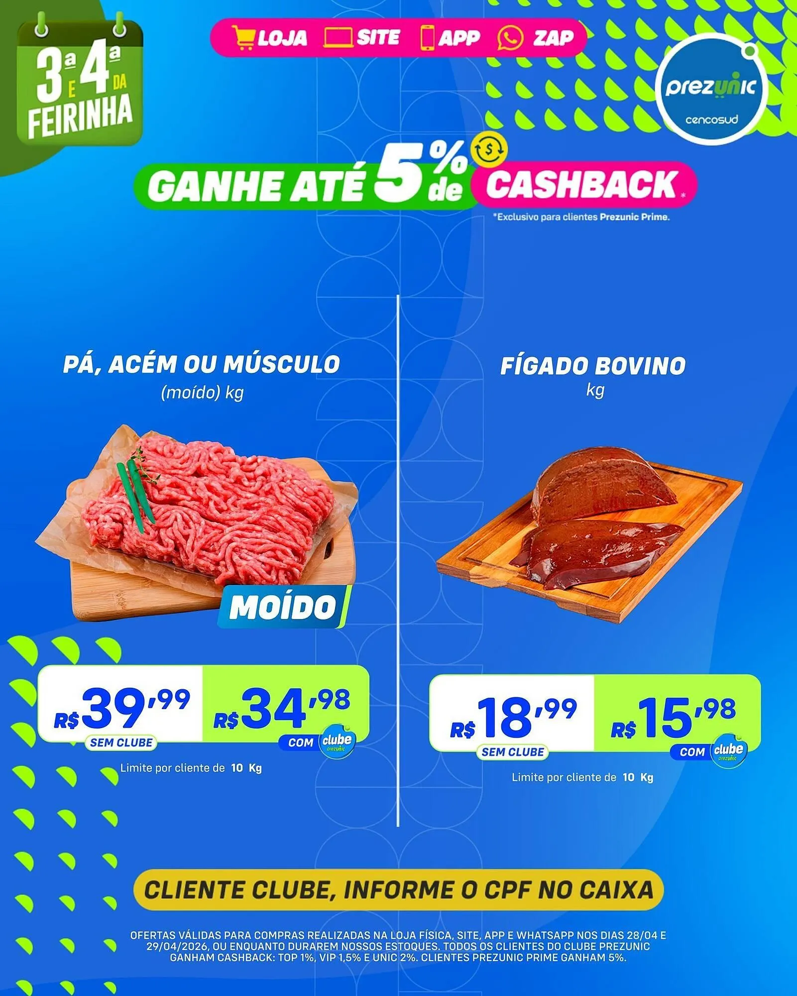 Encarte de Encarte Prezunic 28 de abril até 29 de abril 2026 - Pagina 4