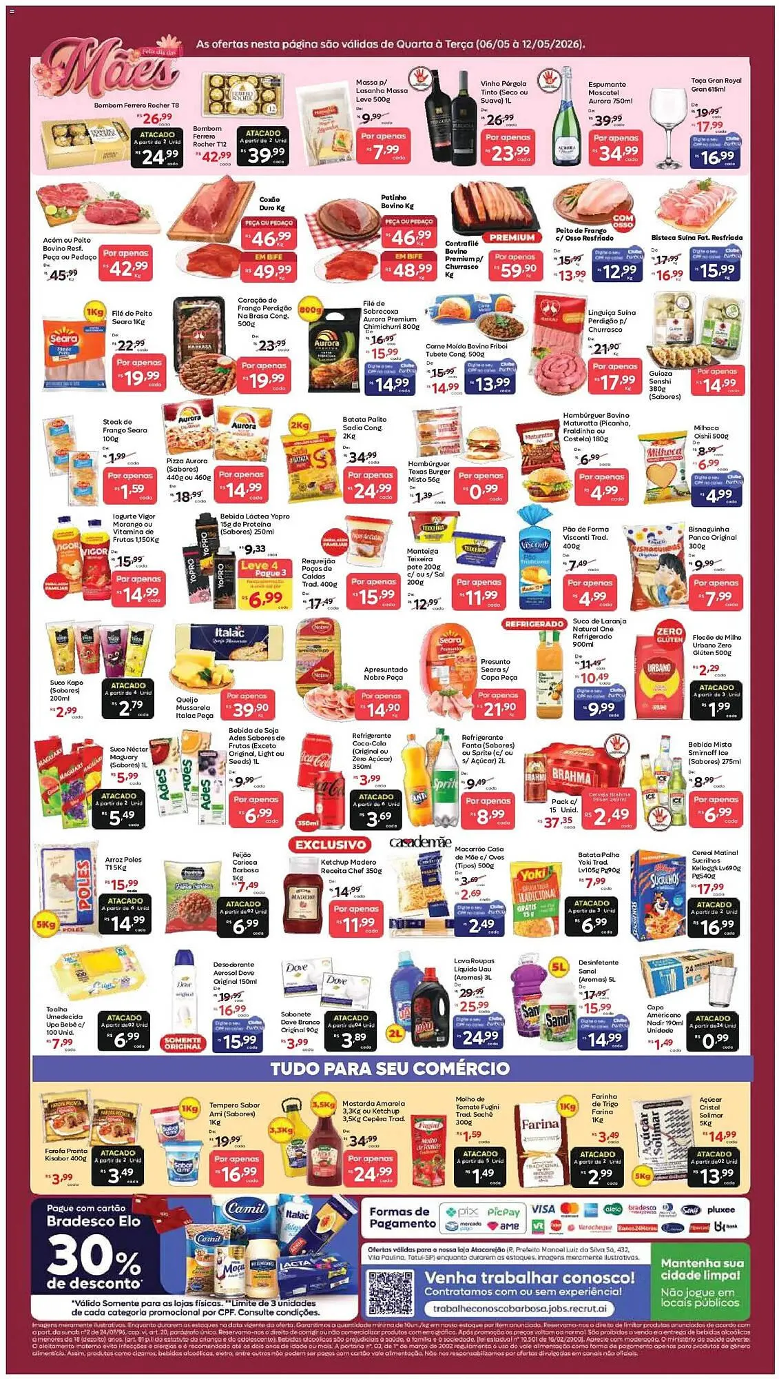 Encarte de Tabloide Barbosa Supermercados 6 de maio até 12 de maio 2026 - Pagina 2